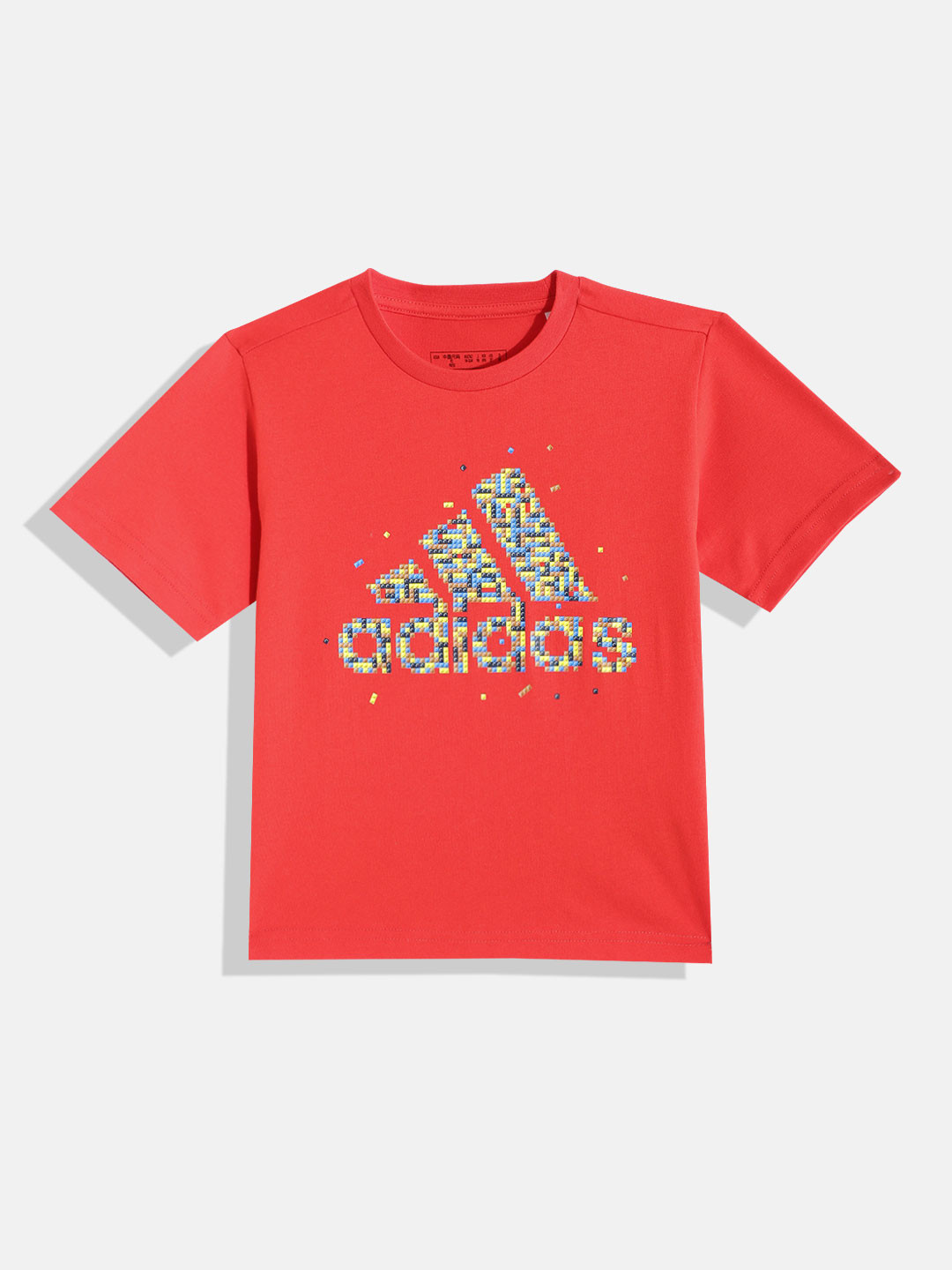 ADIDAS Kids Brand Logo Printed Pure Cotton LK LEGO GT 1 T-shirt