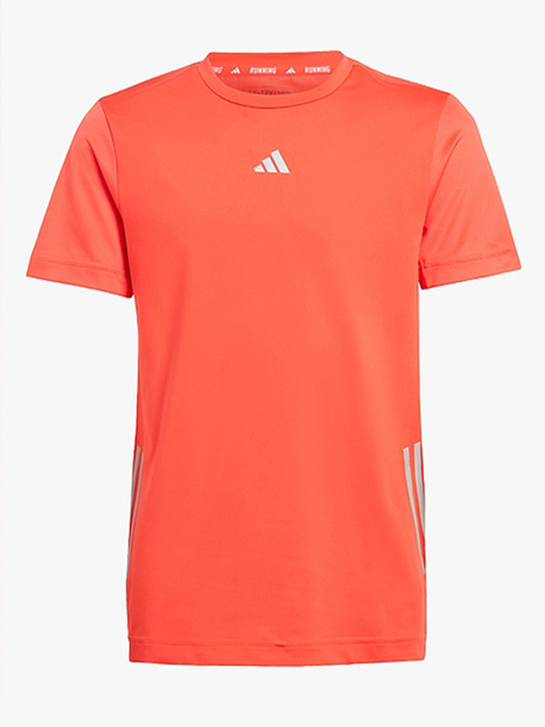 ADIDAS Kids RUN 3S Printed Running Slim Fit T-Shirt