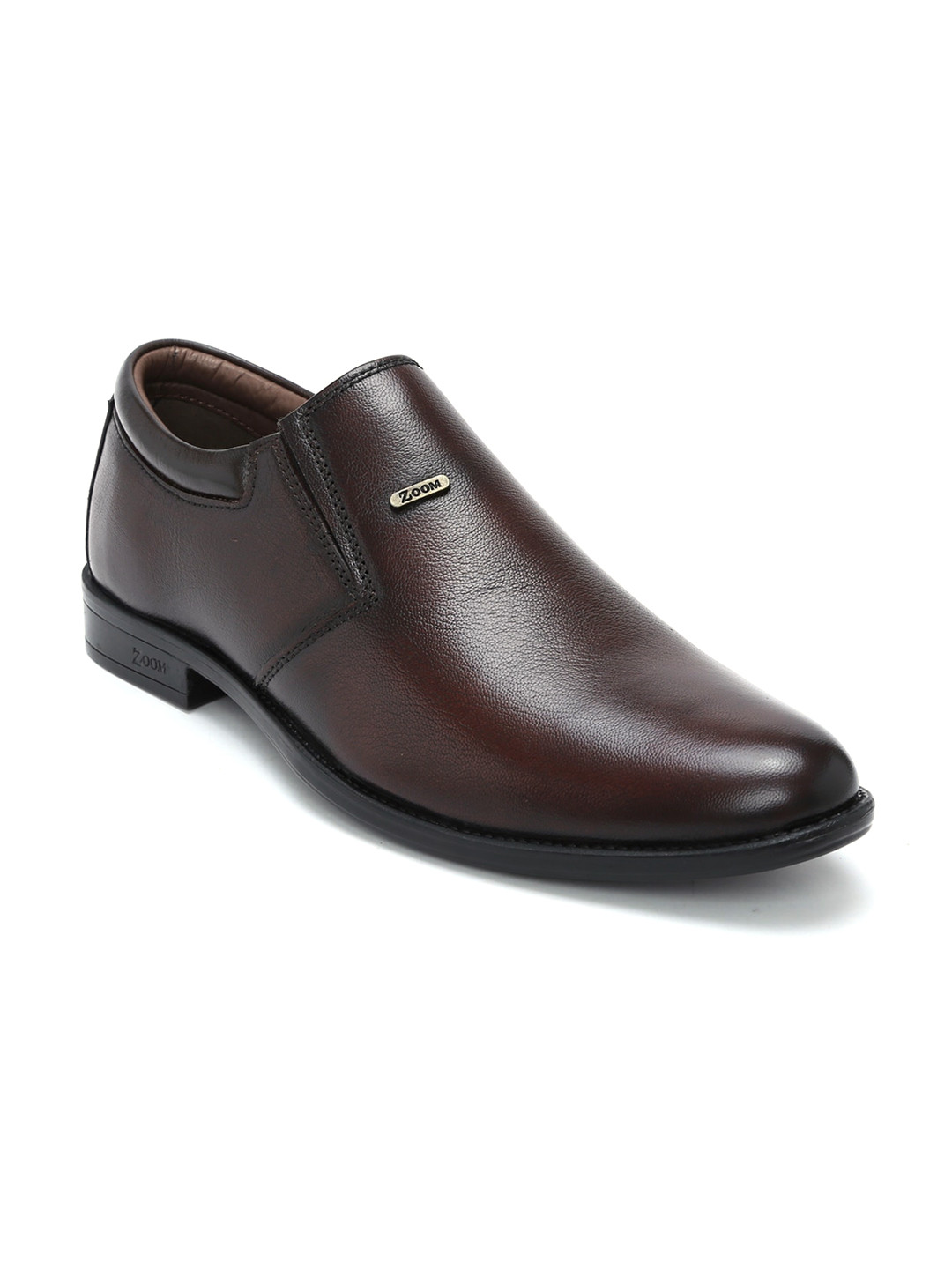 Zoom Shoes Men Leather Formal Slip-On Shoes