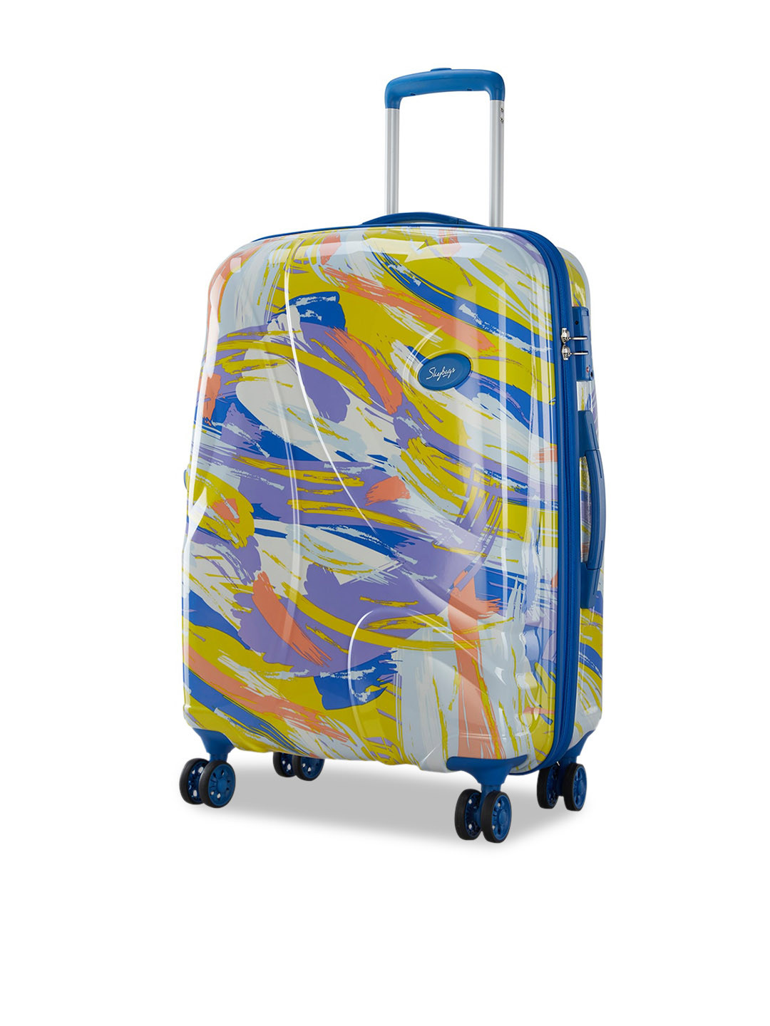 Skybags Printed Hard-Sided Medium Trolley Bag