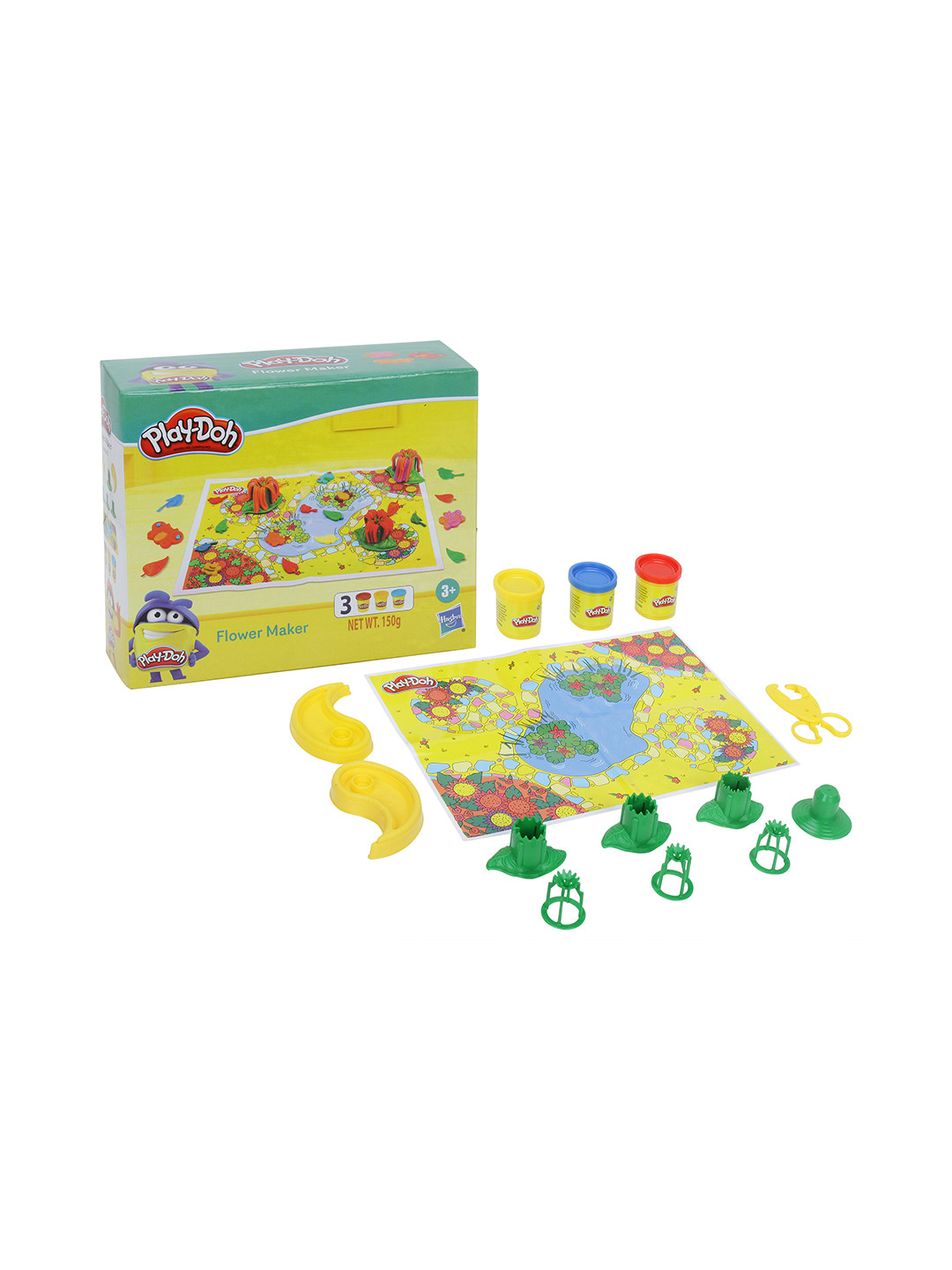 Playdoh Unisex Kids Flower Maker Playset For Ages 3+ Years