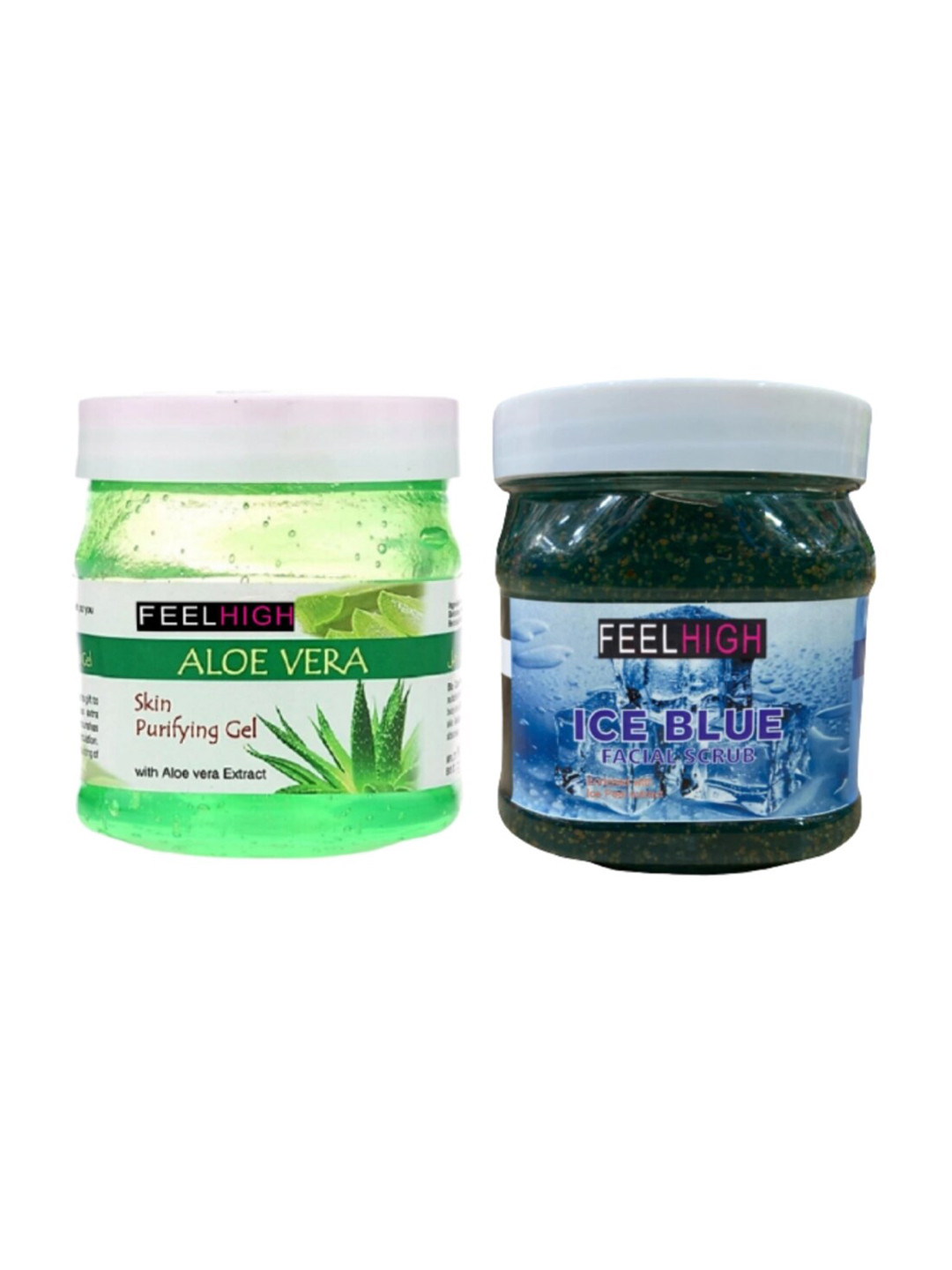 FEELHIGH Aloevera Gel & Ice Cool Scrub -500 Gm