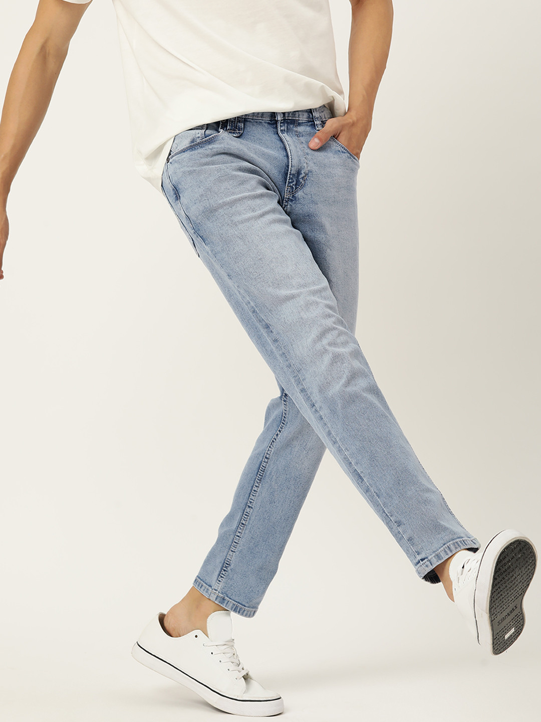 M&H Our Water Men Slim Tapered Fit Light Fade Stretchable Jeans