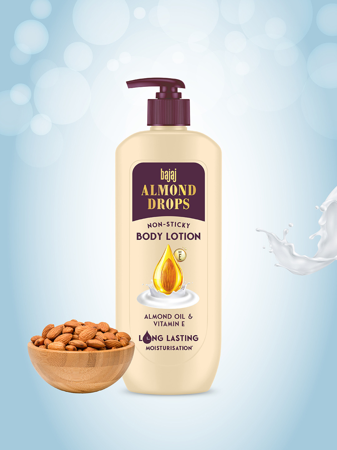 BAJAJ CONSUMER CARE Almond Drops Nourishing Body Lotion with Vitamin E - 400ml