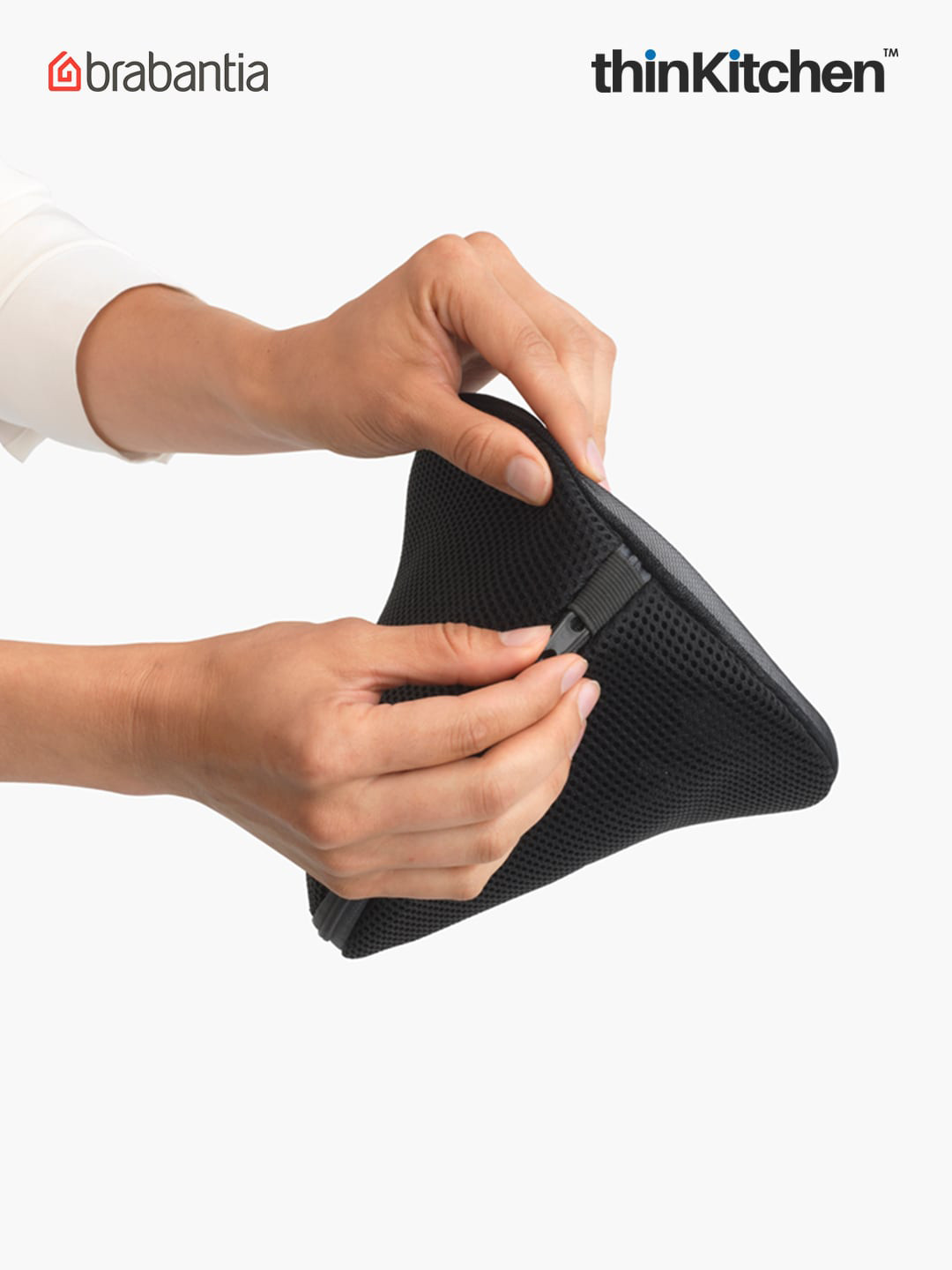 Brabantia Black Textured Laundry Wash Bag