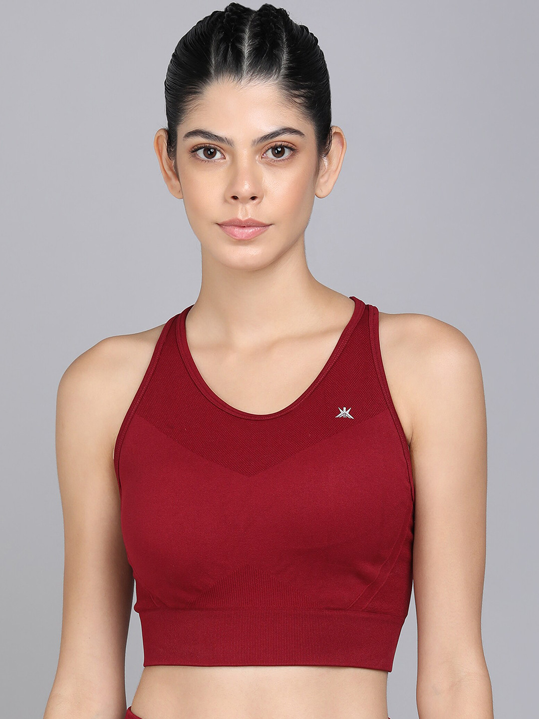 KOBO Full Coverage Removable Padding Rapid Dry Racerback Workout Bra All Day Comfort