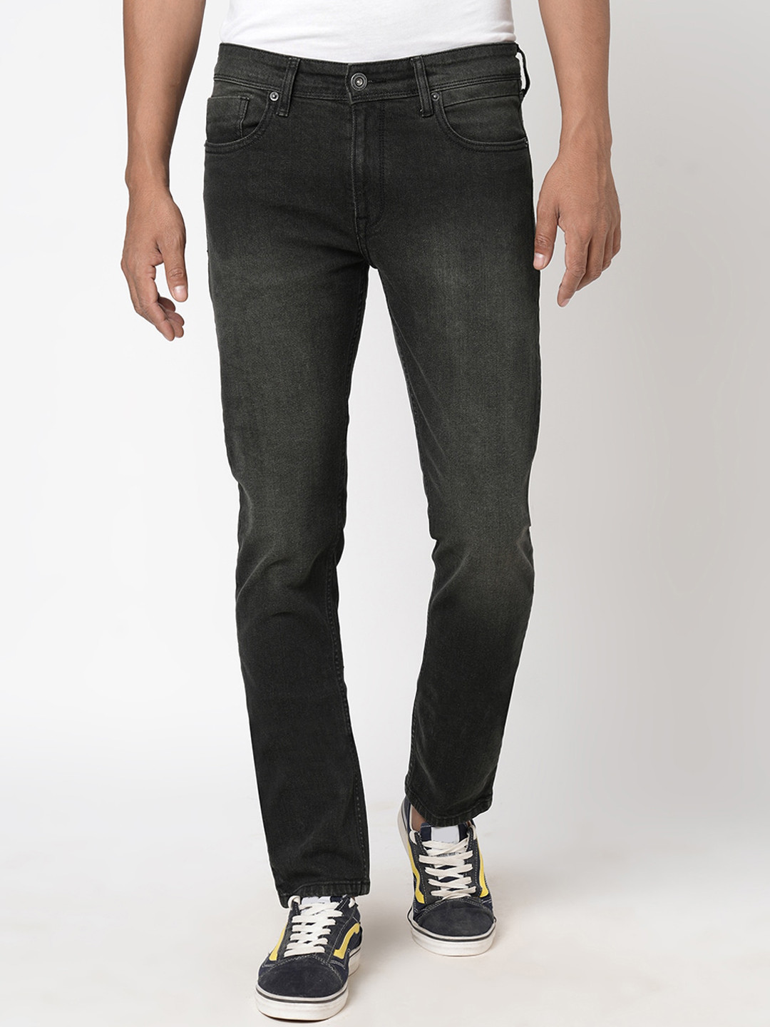 BEAT LONDON by PEPE JEANS Men Slim Fit Mid Waist Light Fade Jeans