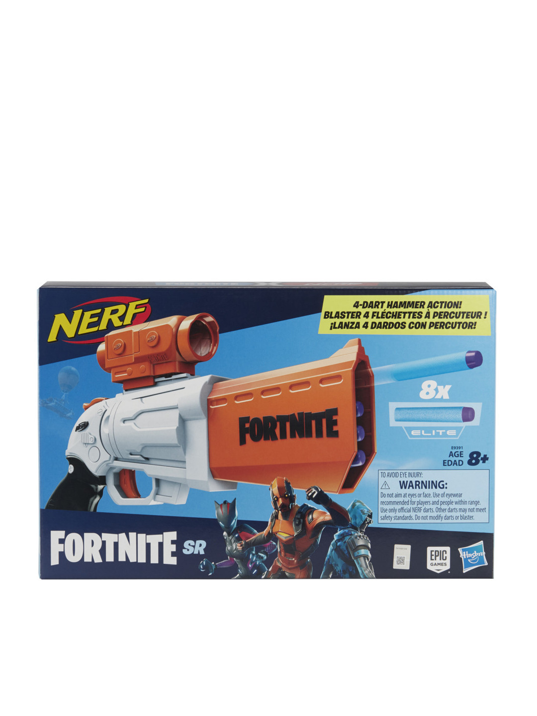 NERF Kids Fortnite SR Blaster Set For 8+ Years