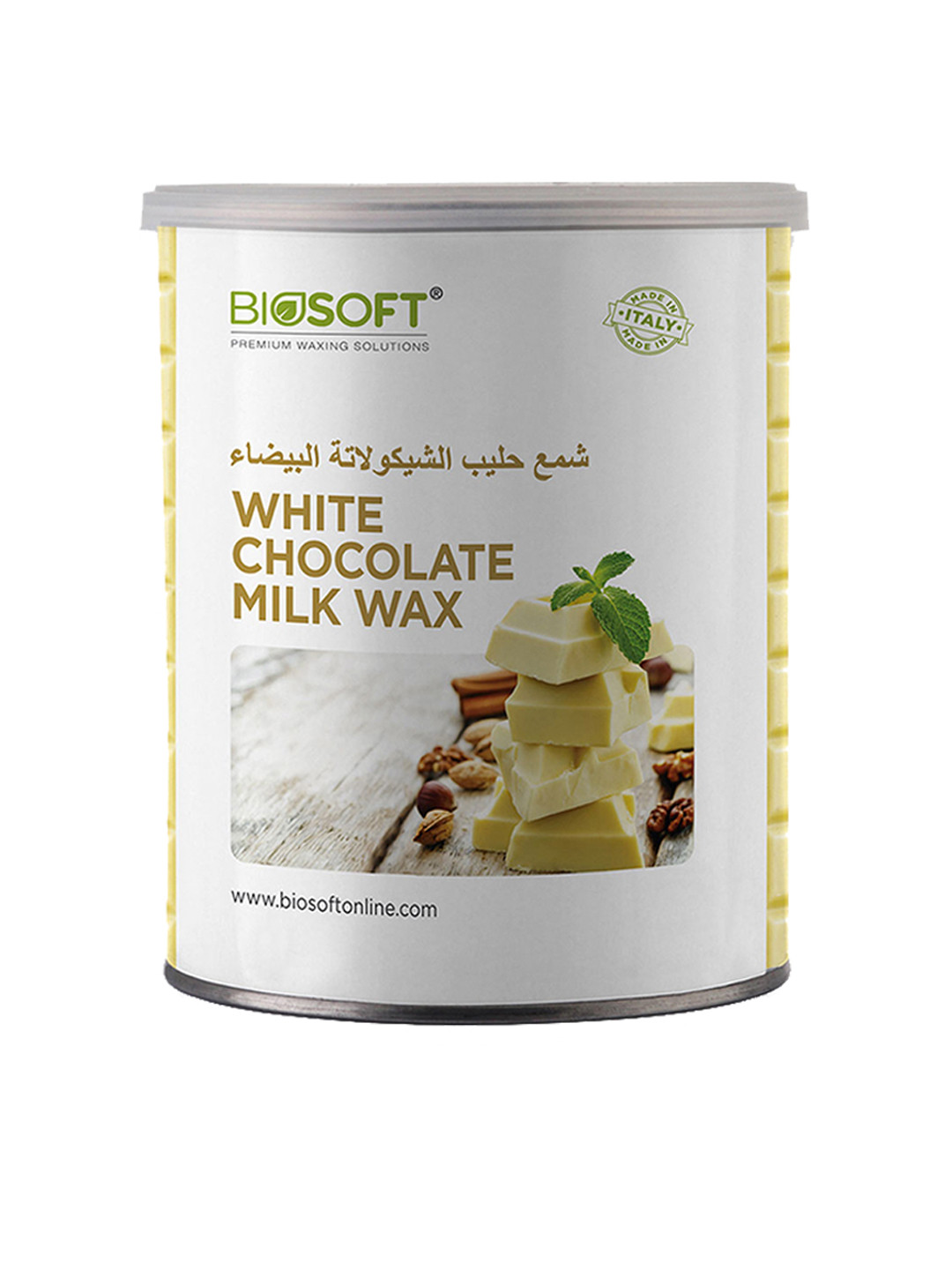 Biosoft Liposoluble White Chocolate Milk Body Wax - 800 ml