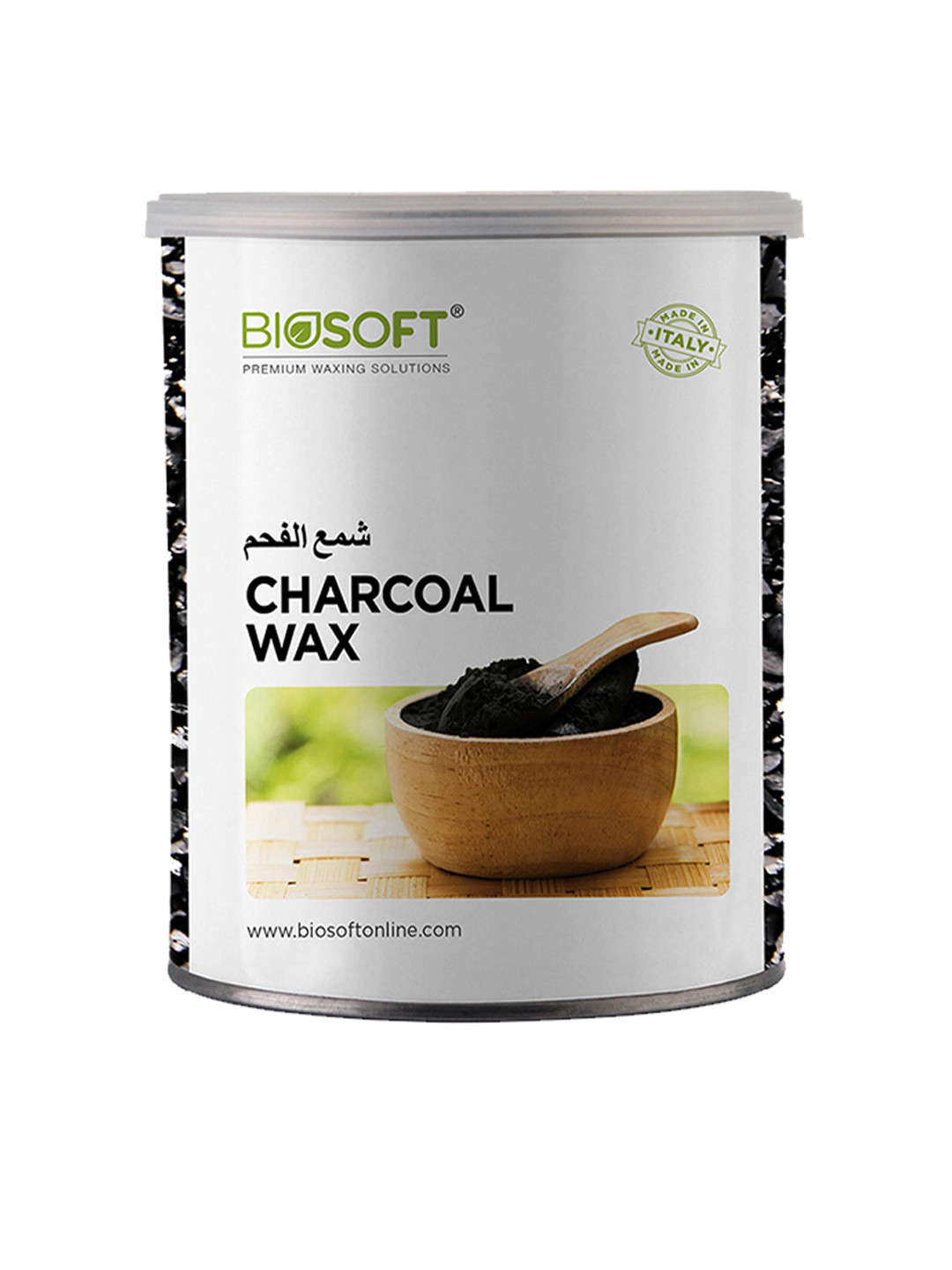 Biosoft Liposoluble Charcoal Cream Wax - 800 ml