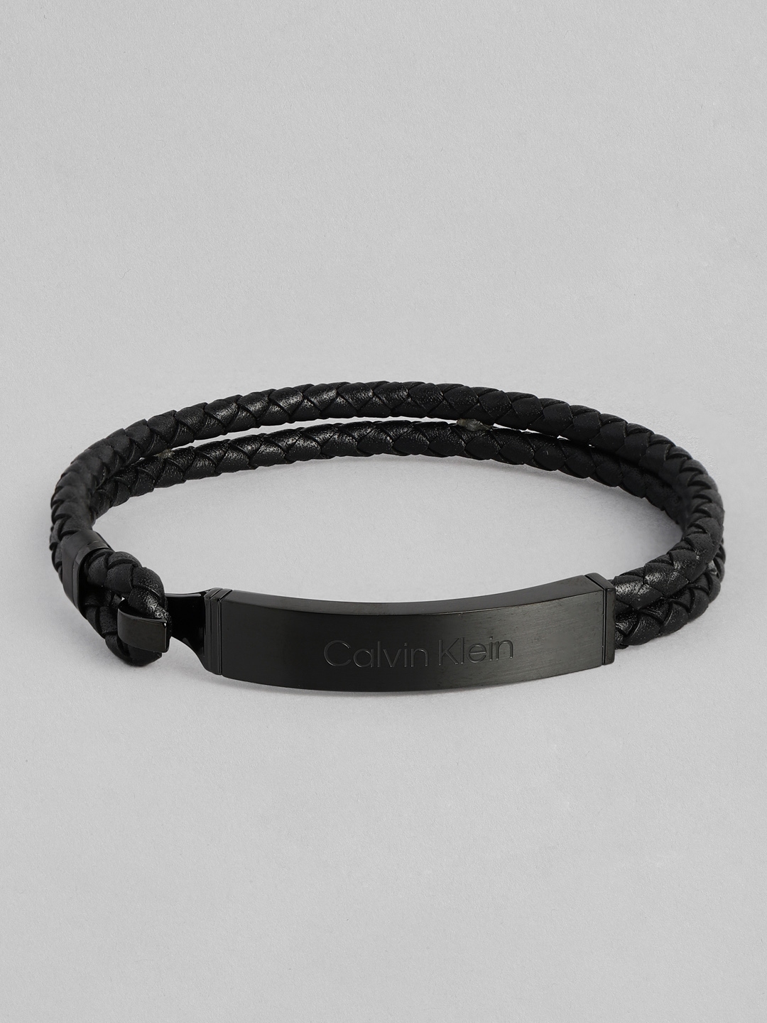 Calvin klein deals men's leather bracelet
