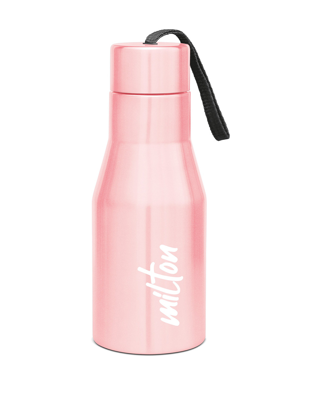 Milton Super 500 Pink Solid Stainless Steel Single Wall Vacuum Water Bottle - 475ml