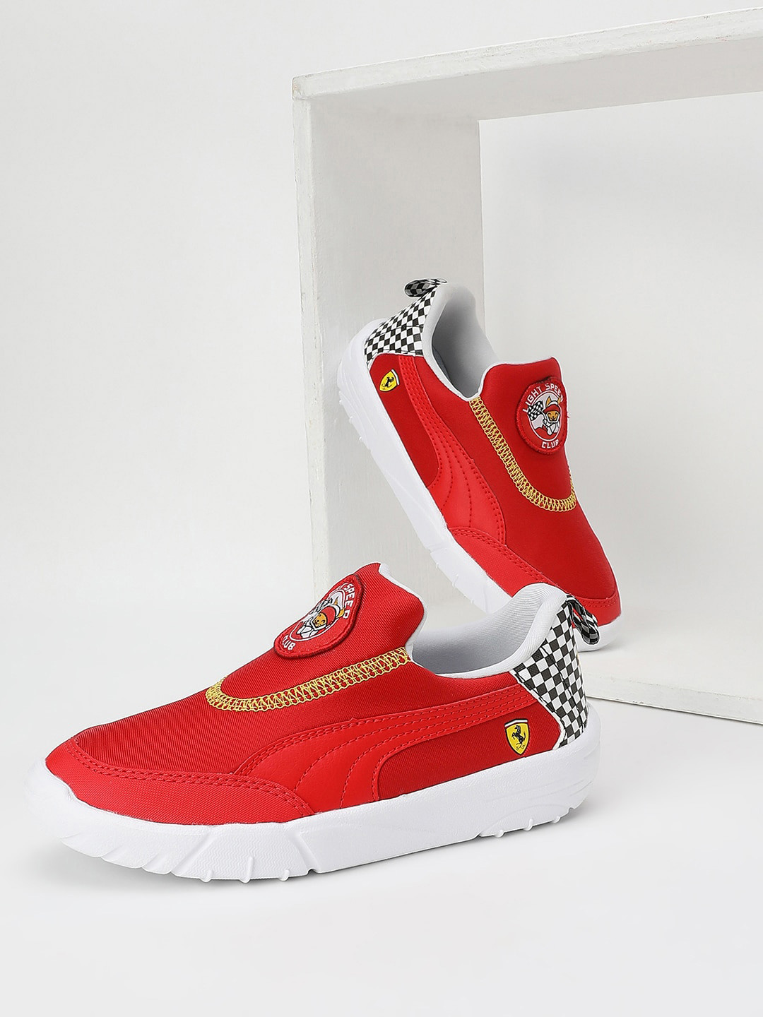 PUMA Motorsport Kids Scuderia Ferrari Bao Kart Slip On Sneakers