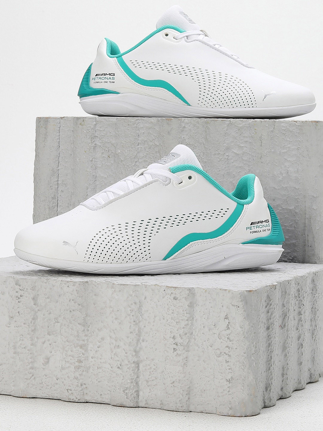 PUMA Motorsport Kids Youth Mercedes AMG Petronas Formula 1 Drift Cat Decima Sneakers