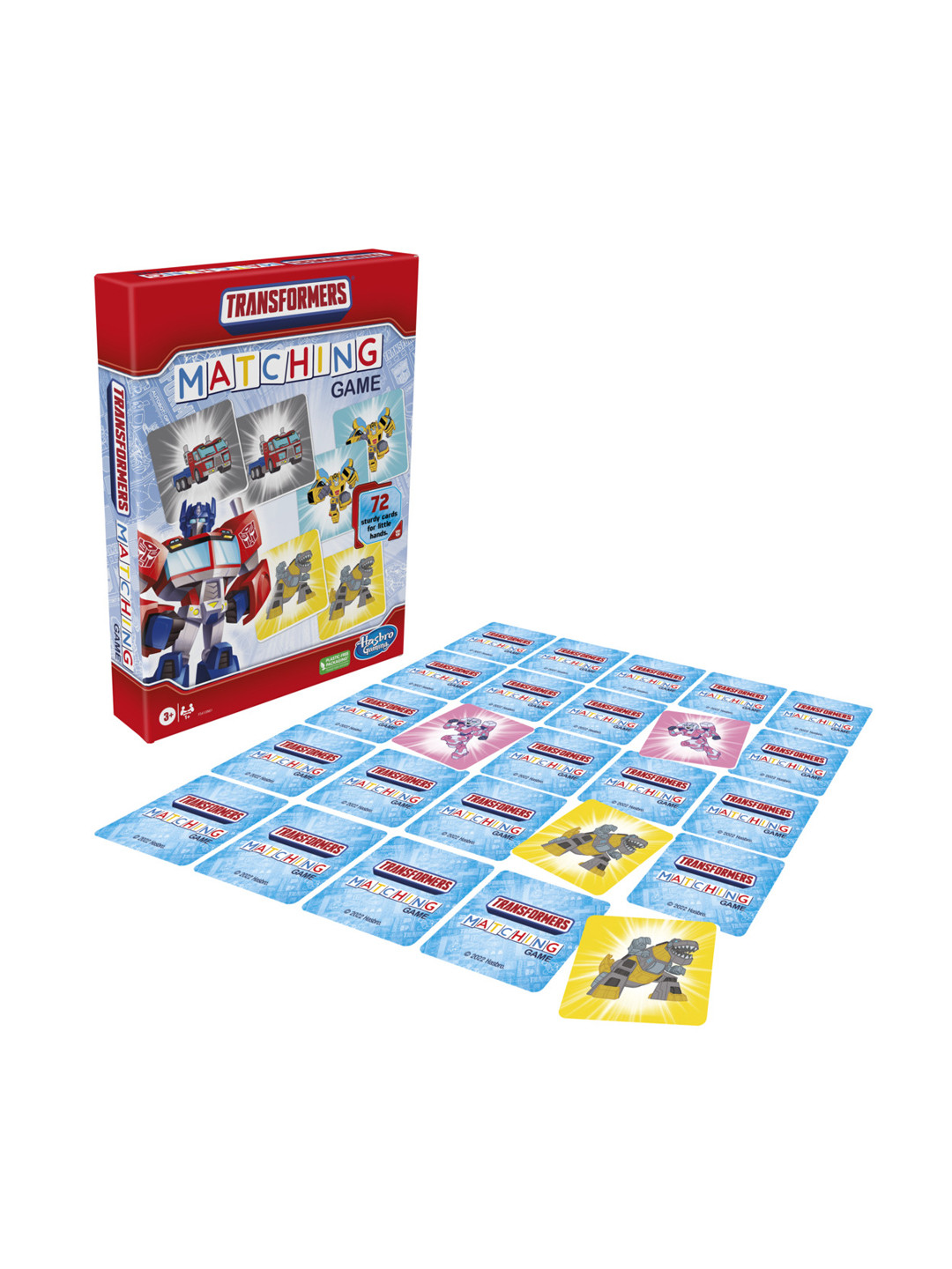 Hasbro Gaming Unisex Kids Transformers Fun Preschool Matching Game For Ages 3+