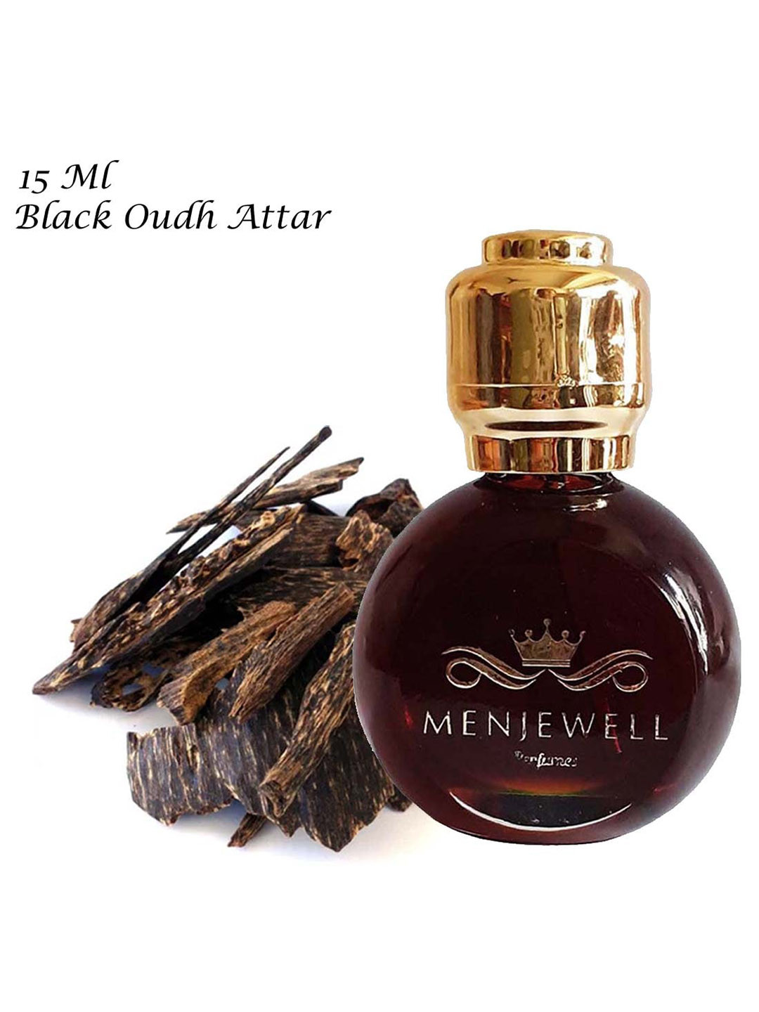 Menjewell Premium Black Oudh Attar Perfume - 15ml
