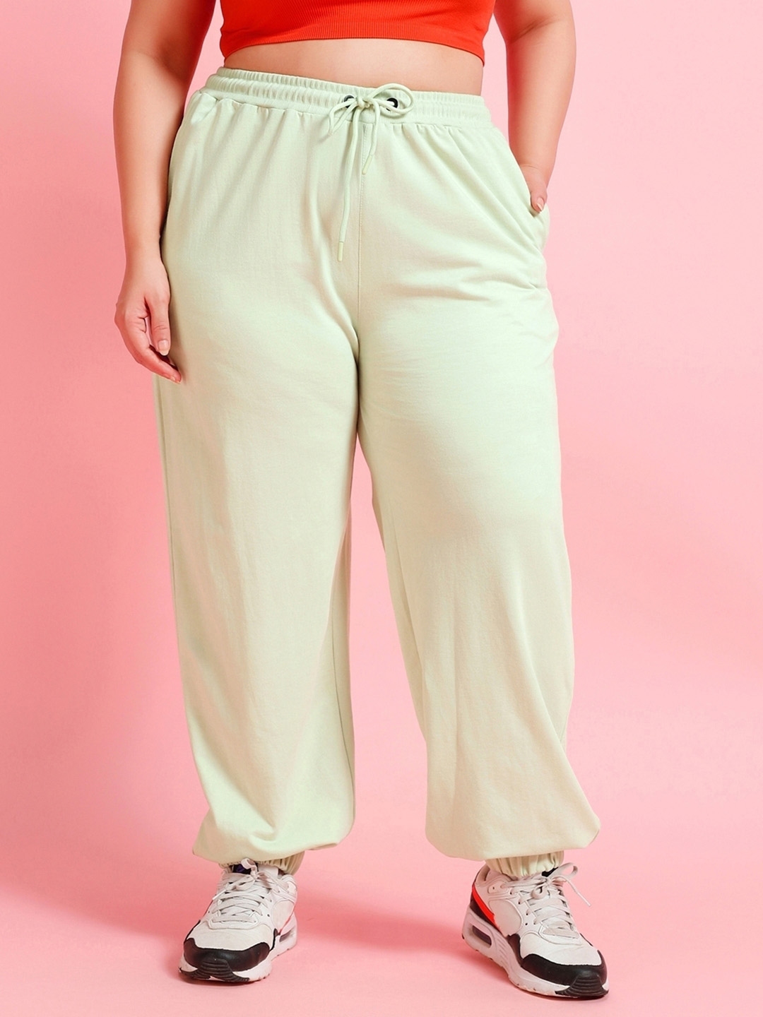 Buy Bewakoof Air 1.0 Women Oversized Plus Size Joggers Track