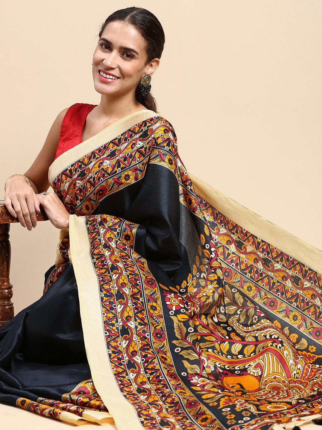 Bhagalpuri sarees store myntra