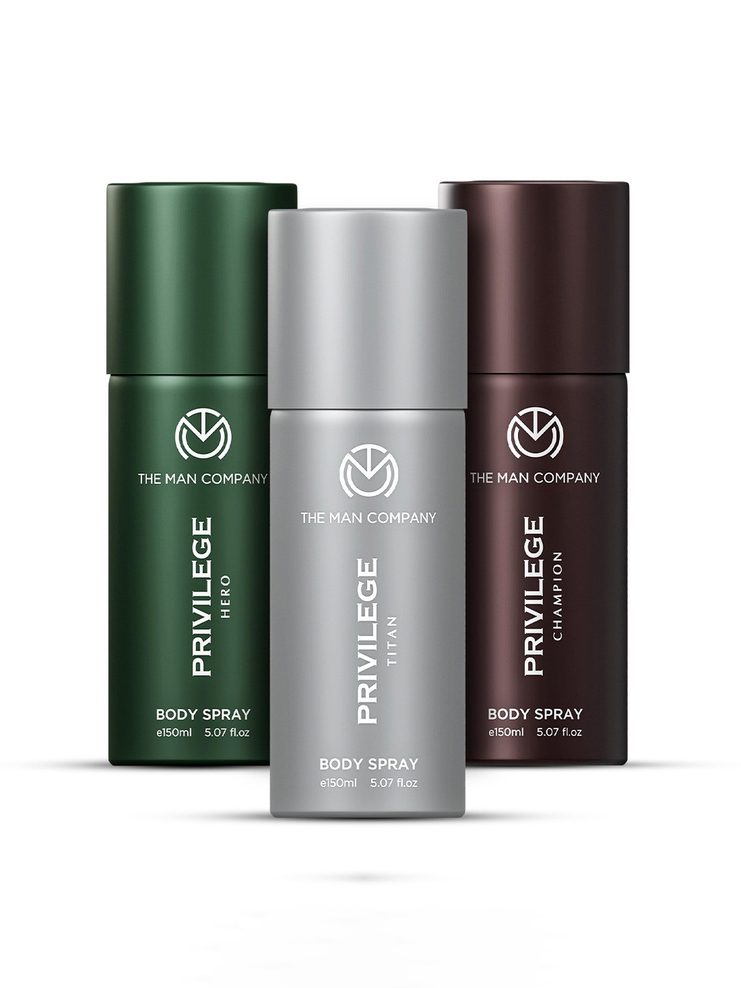 THE MAN COMPANY Privilege Set of 3 Deodorants - Hero - Champion - Titan - 100 g each