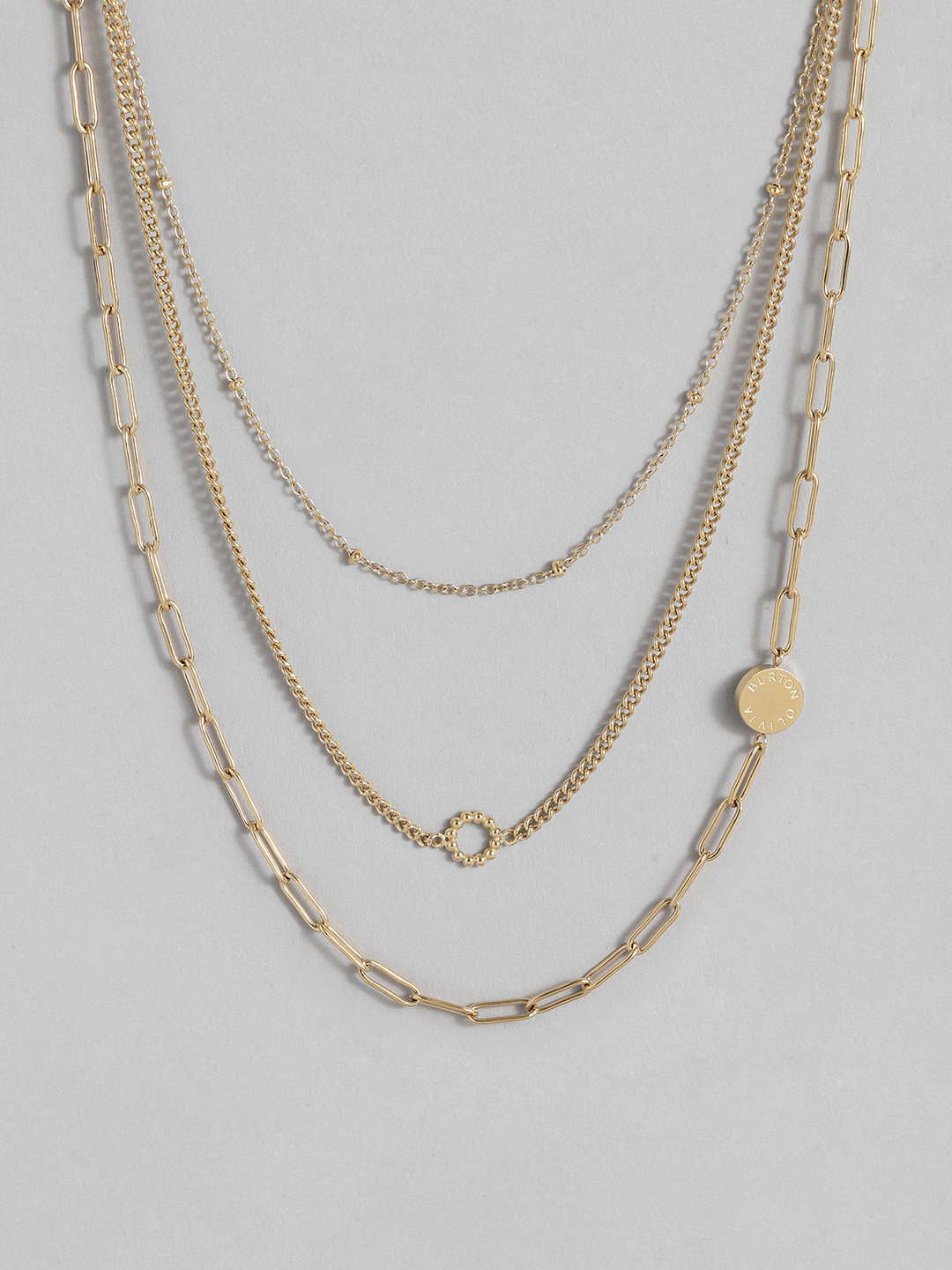 OLIVIA BURTON LONDON Women Set of 3 Illusion Necklace