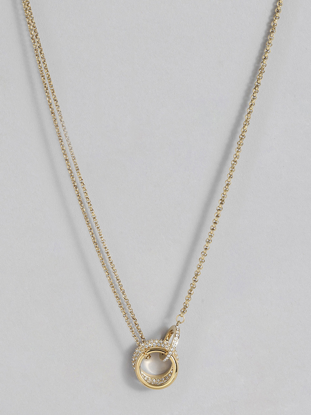 OLIVIA BURTON LONDON Crystal Studded Necklace