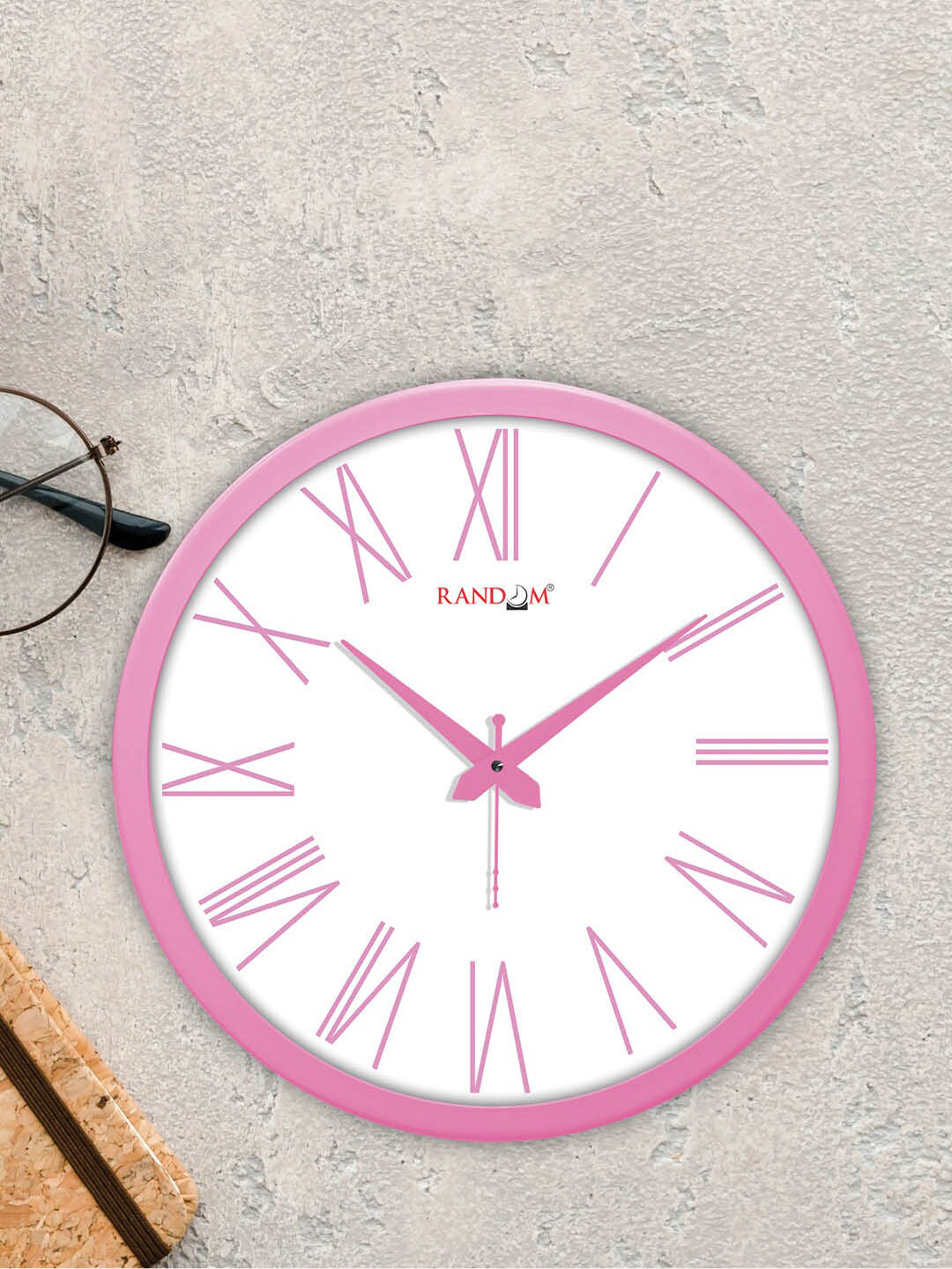 RANDOM Classic & Modern Plastic Tic-Toc Movement Round Battery Analogue Wall Clock-30cm