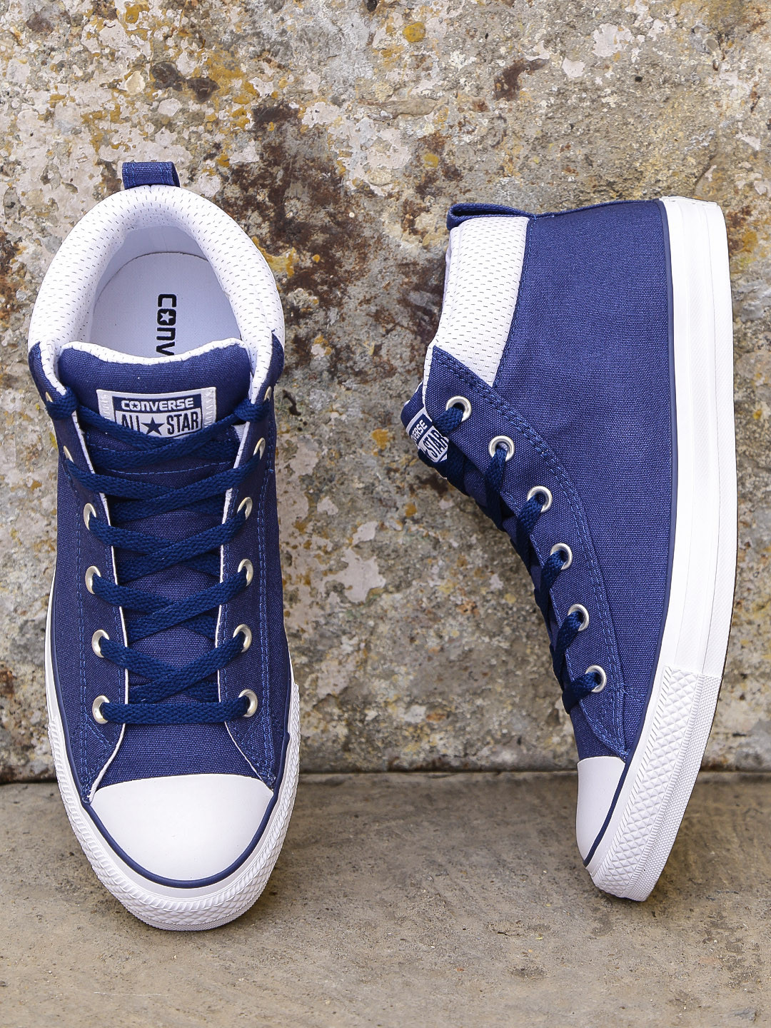 Buy Converse Men Navy Blue Sneakers Casual Shoes for Men 2419554 - Main Image