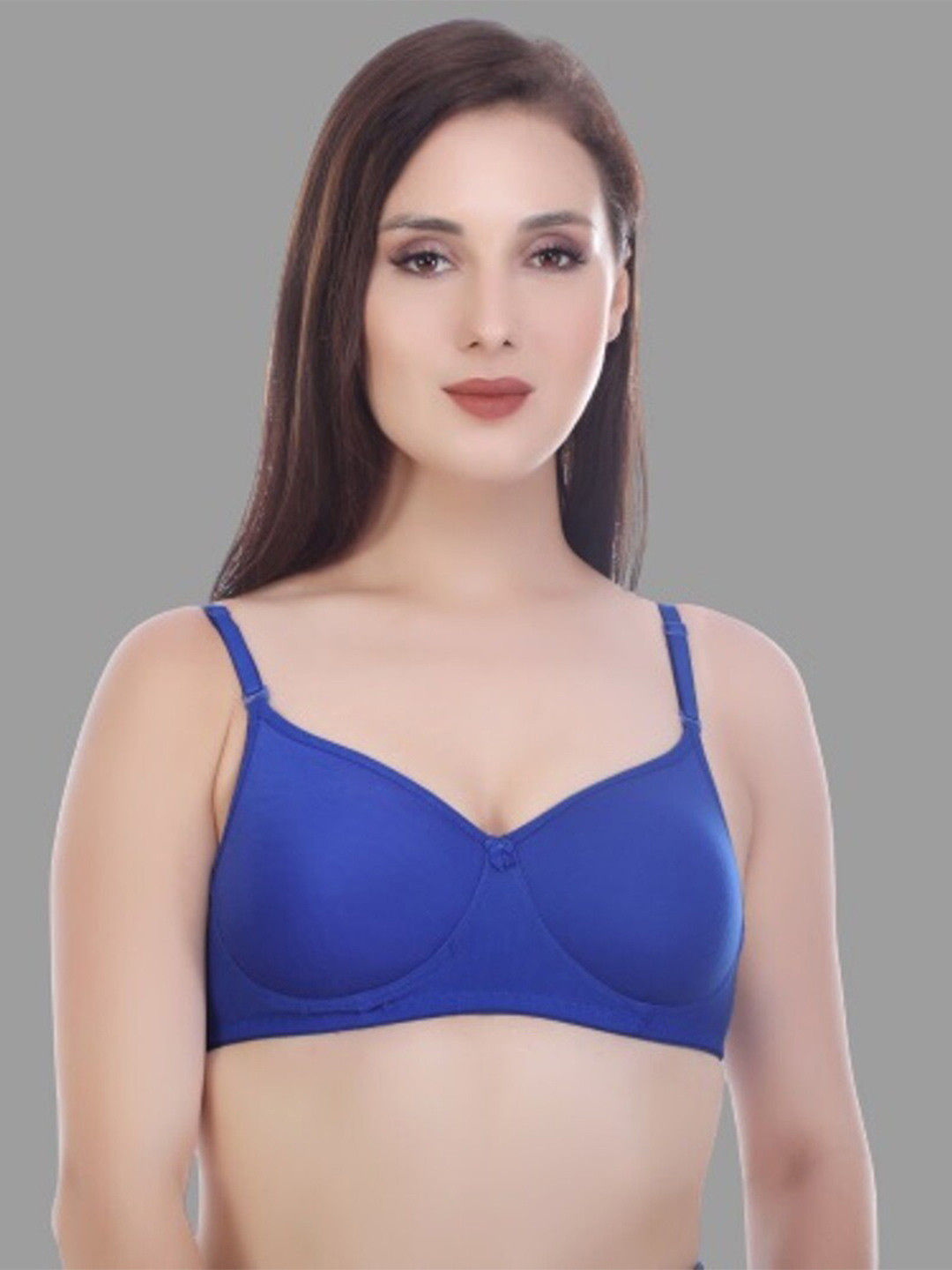Boleem Full Coverage Lightly Padded Bra Padded Blue-30B