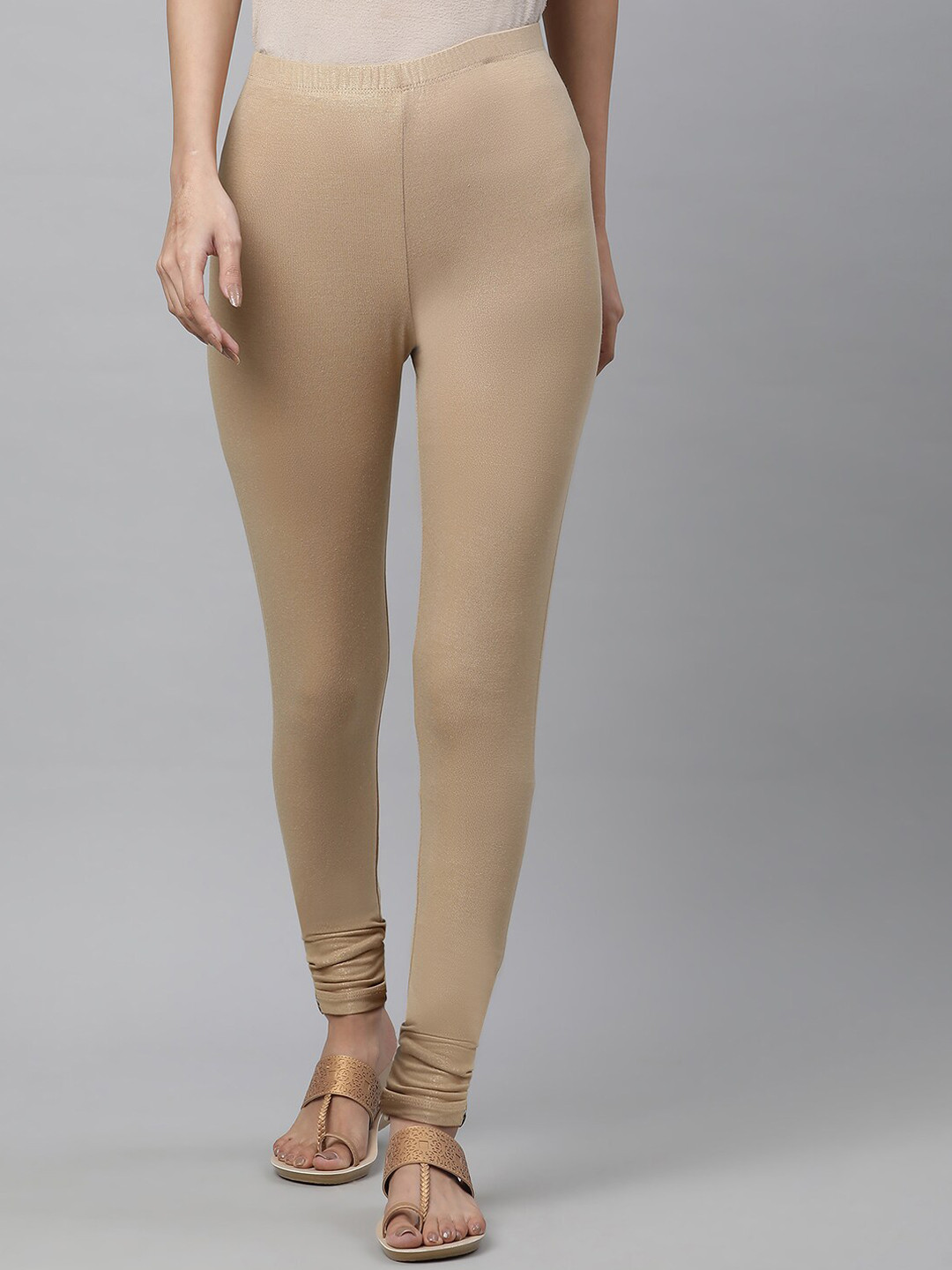AURELIA High-Rise Churidar-Length Leggings