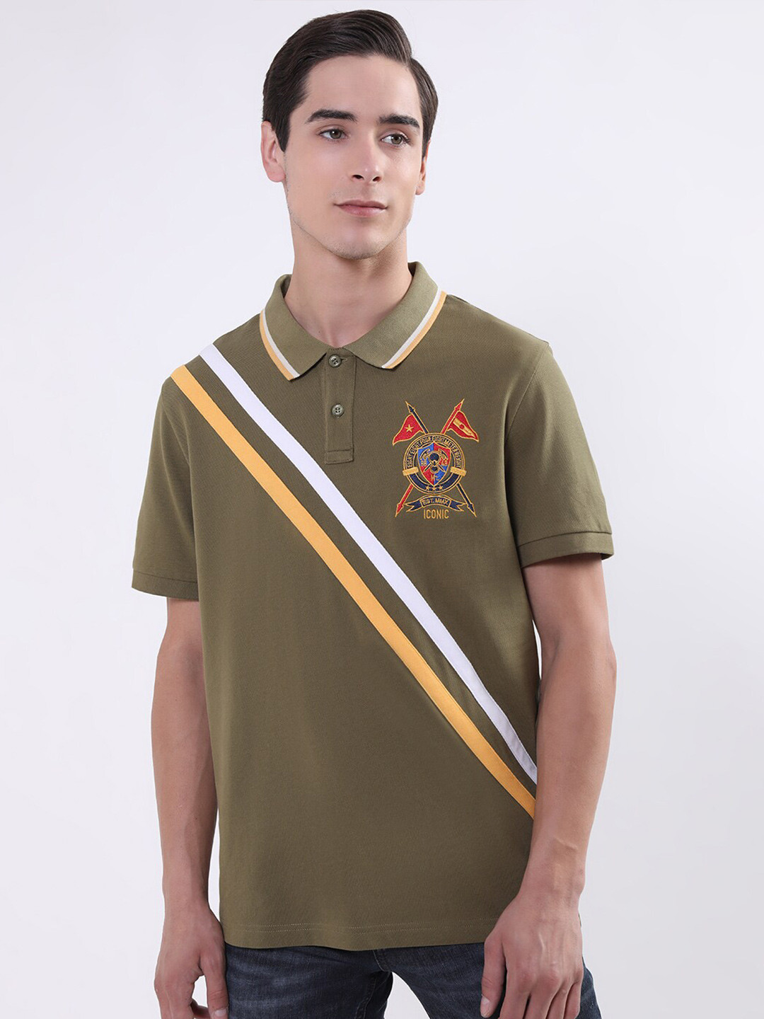 Iconic Striped Cotton T-shirt