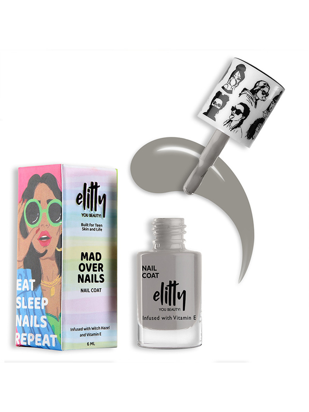 Elitty Mad Over Nails Long Lasting Nail Coat - 6ml - Soft Serve
