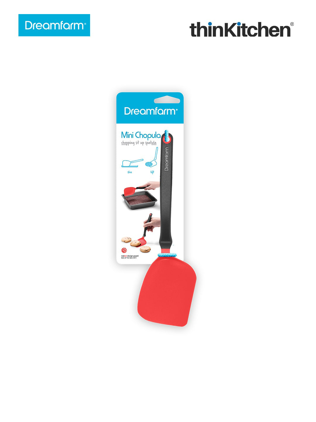 Dreamfarm Red & Black Kitchen Mini Chopula