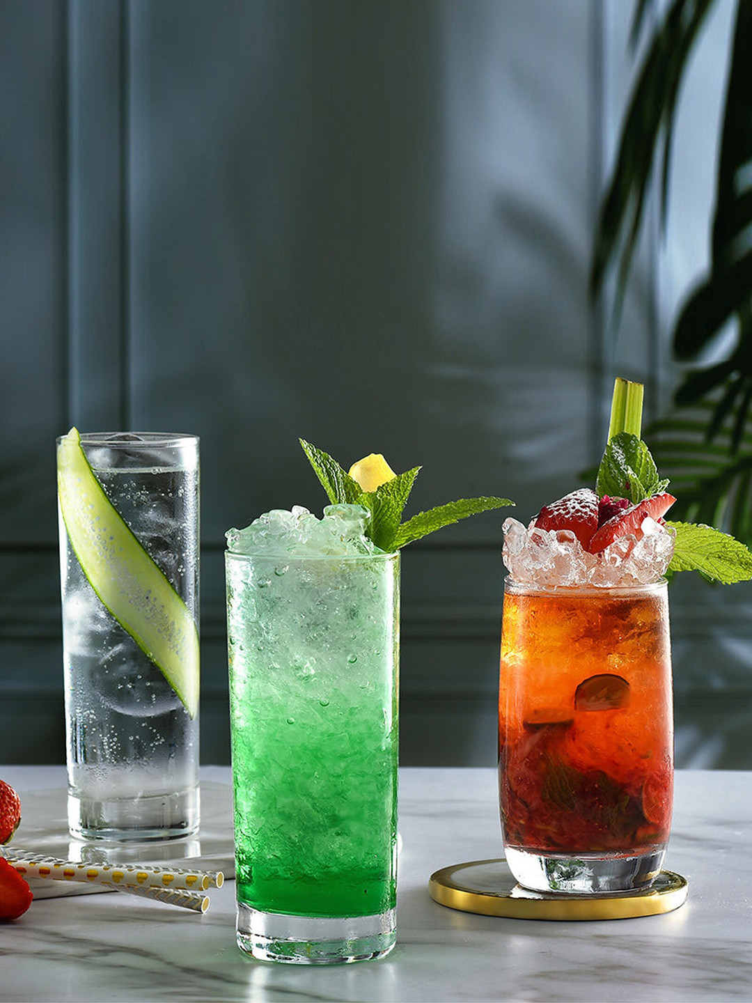 smartserve Crystal High Ball Cocktail Glass Lead Free 295ml Set of 6