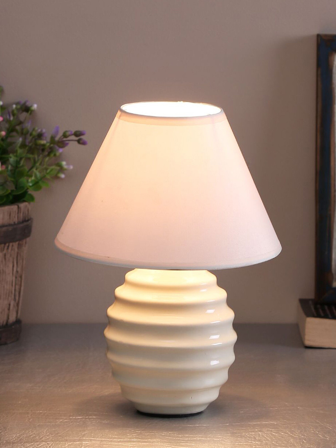 Homesake White Ceramic Table Lamp