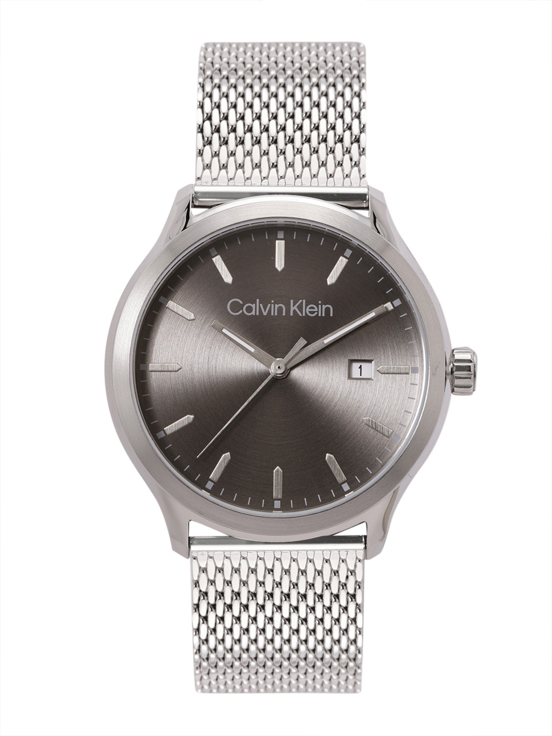 Calvin Klein Men Define Bracelet Style Analogue Watch 25200352-Grey