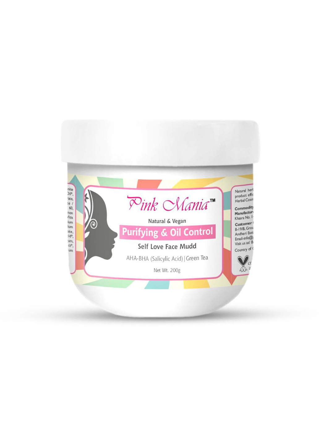 Passion Indulge Pink Mania Purifying & Oil Control Face Mudd - 200g