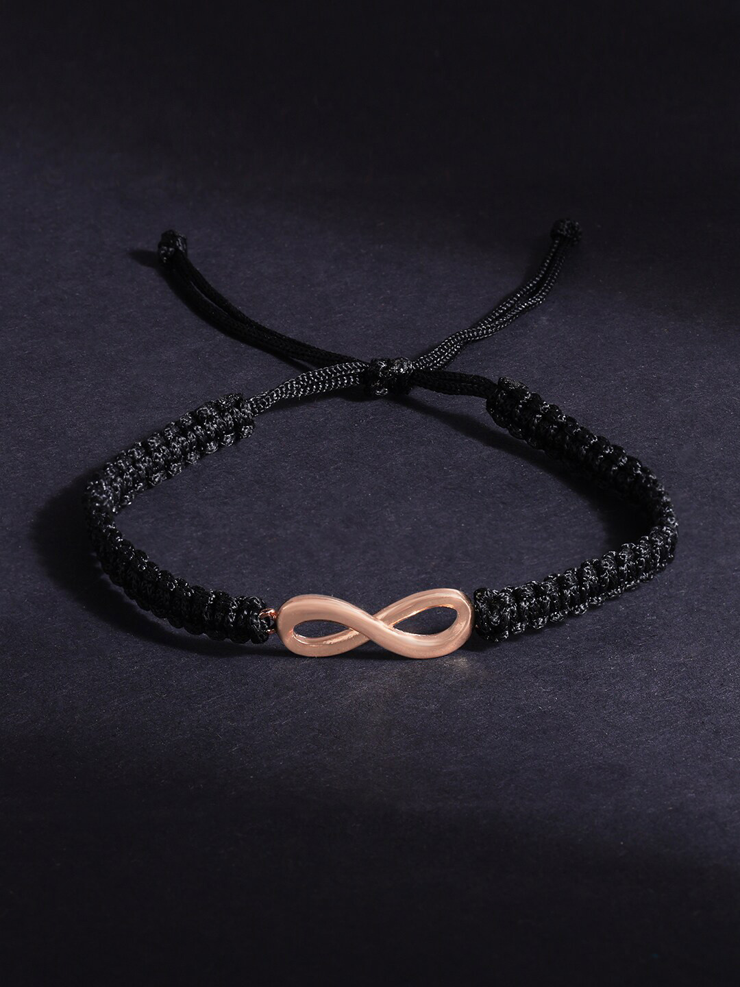 MINUTIAE Men Rose Gold Plated Cuff Bracelet