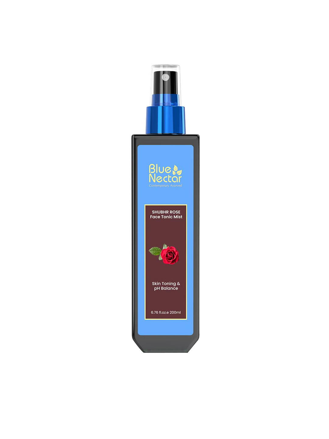 Blue Nectar Shubhr Steam Distilled Rose Toner Water & Face Tonic Mist - 200 ml