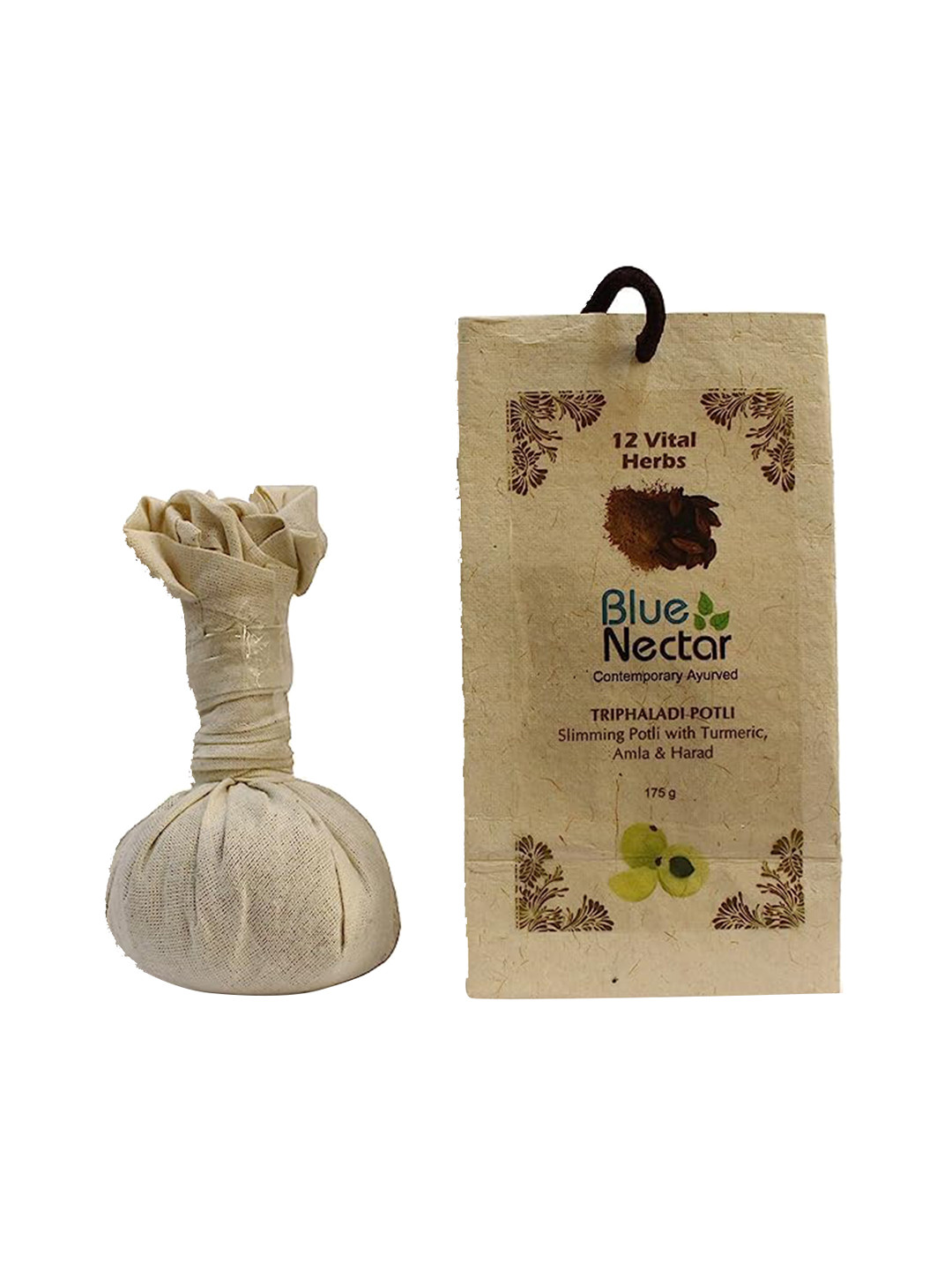 Blue Nectar Ayurvedic Slimming and Anti Cellulite Potli for Weight Management (175 g)