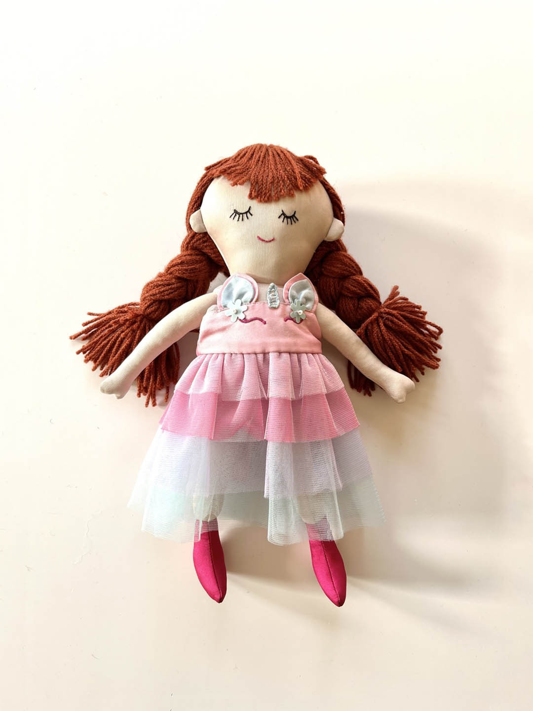 A Little Fable Girls Glitter Horn Unicorn Doll