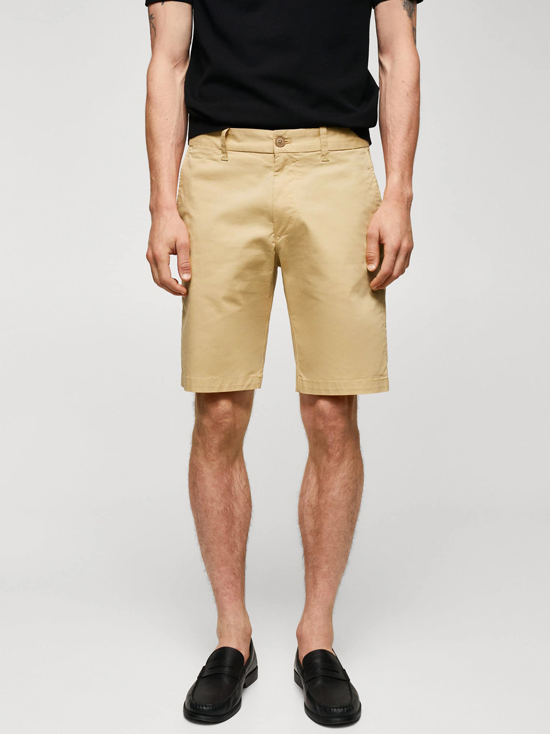 MANGO MAN Slim Fit Chino Shorts