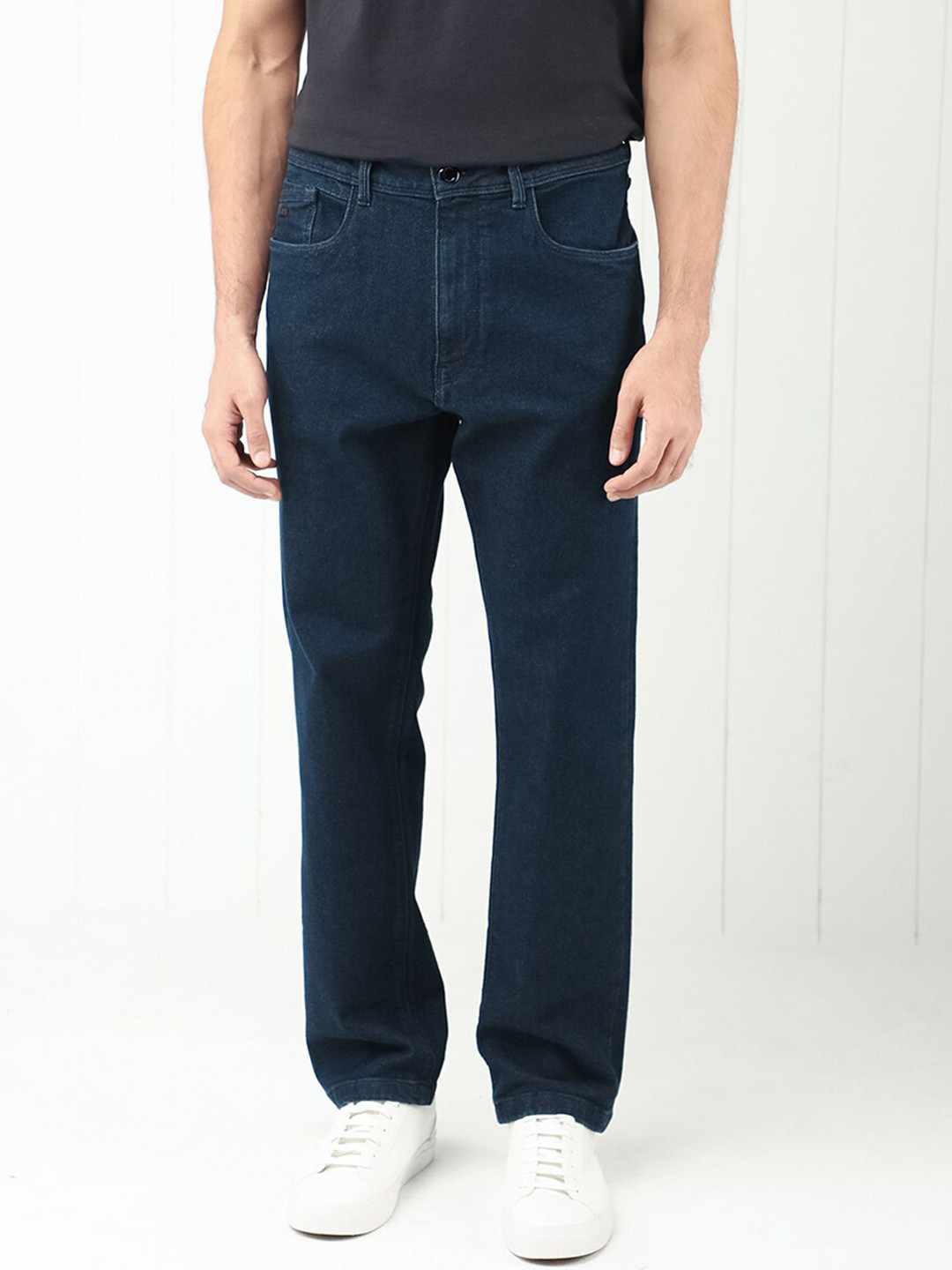 RARE RABBIT Men Lyon Regular Fit Stretchable Jeans