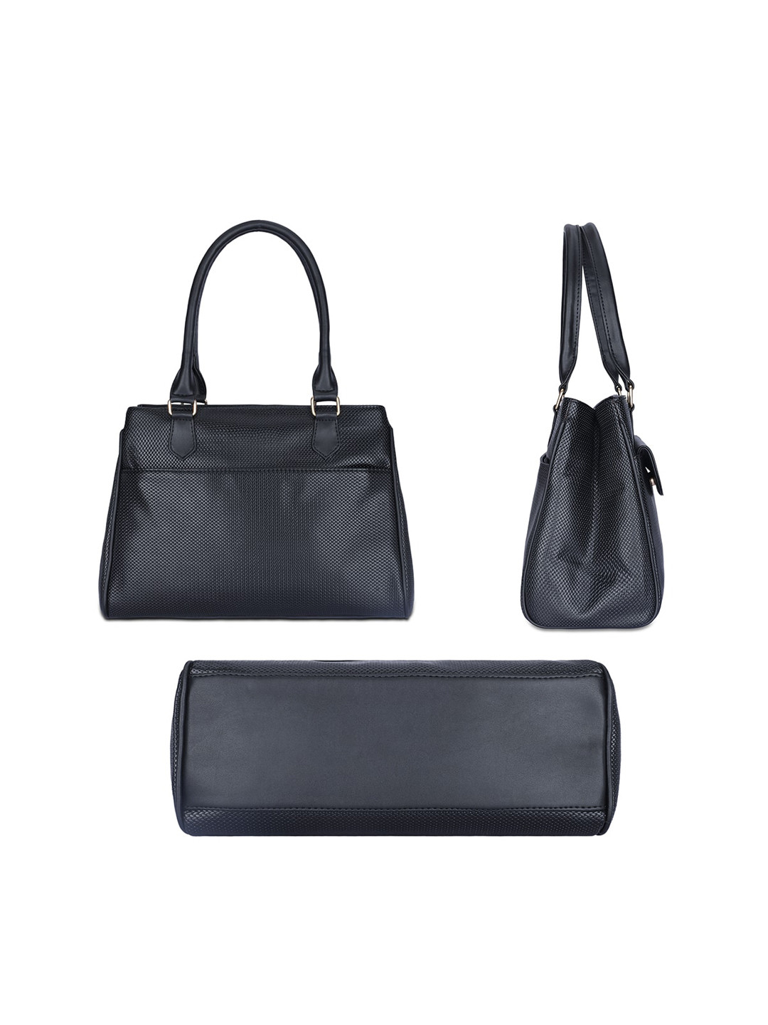 THE CLOWNFISH Prudence Textured Structured Shoulder Bag