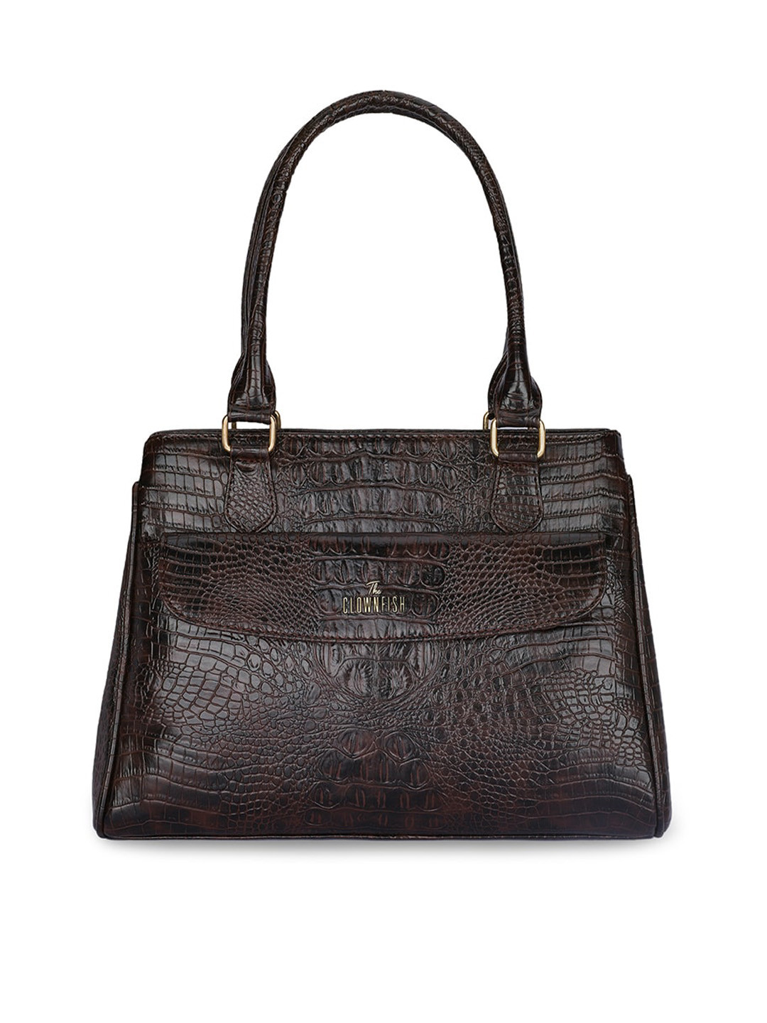 THE CLOWNFISH Prudence Textured Structured Handheld Bag