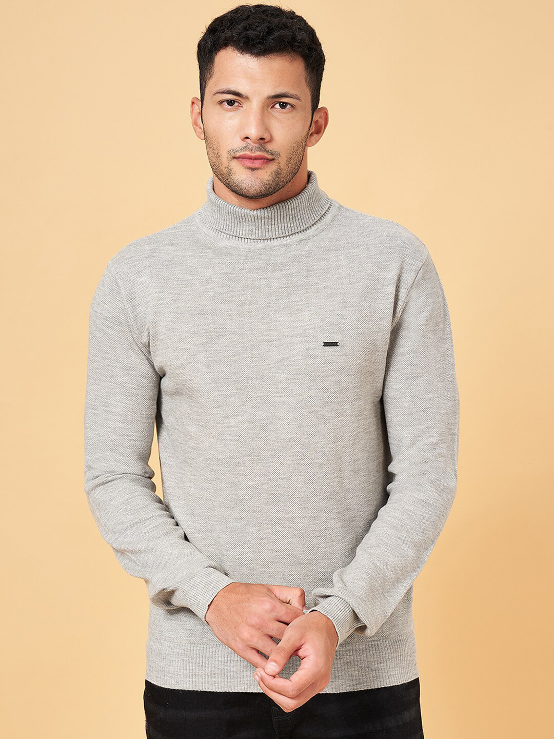 BYFORD by Pantaloons Turtle Neck Acrylic Pullover