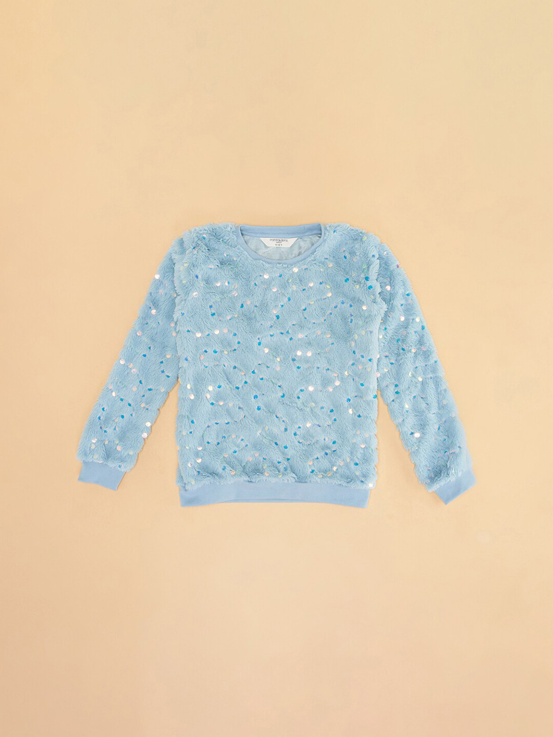 Pantaloons Junior Girls Embellished Wool Sweatshirt