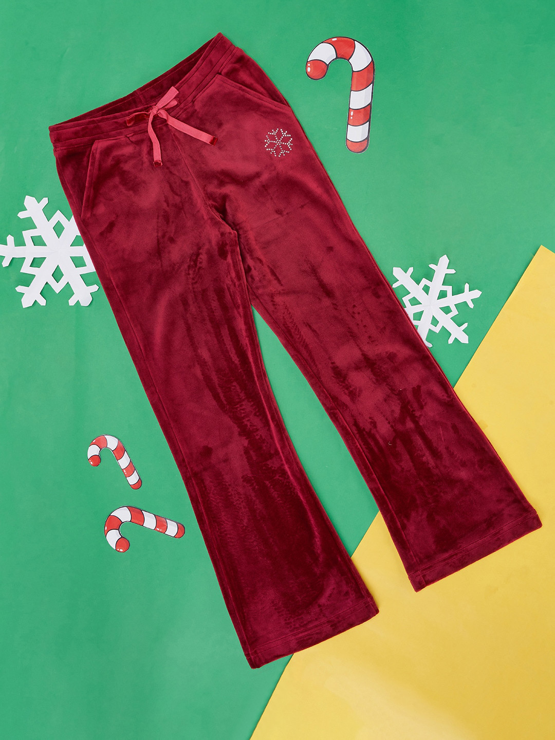 Pantaloons Junior Girls Mid-Rise Cotton Trousers