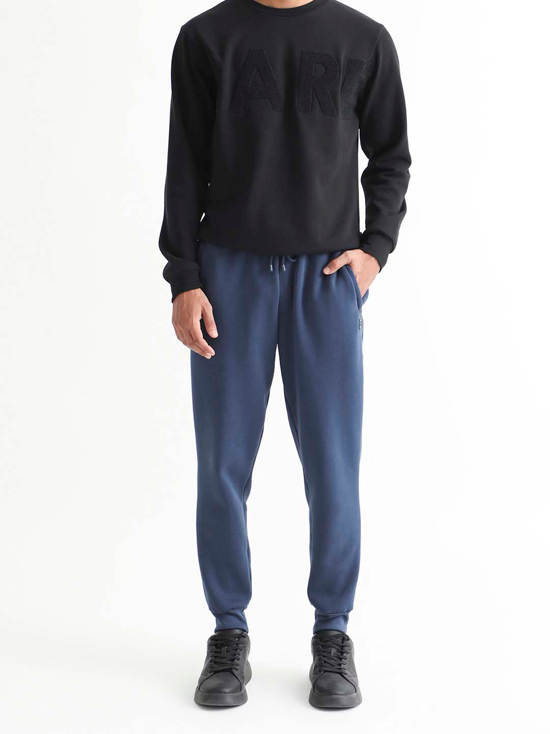 RARE RABBIT Men Derry Regular Fit Cotton joggers