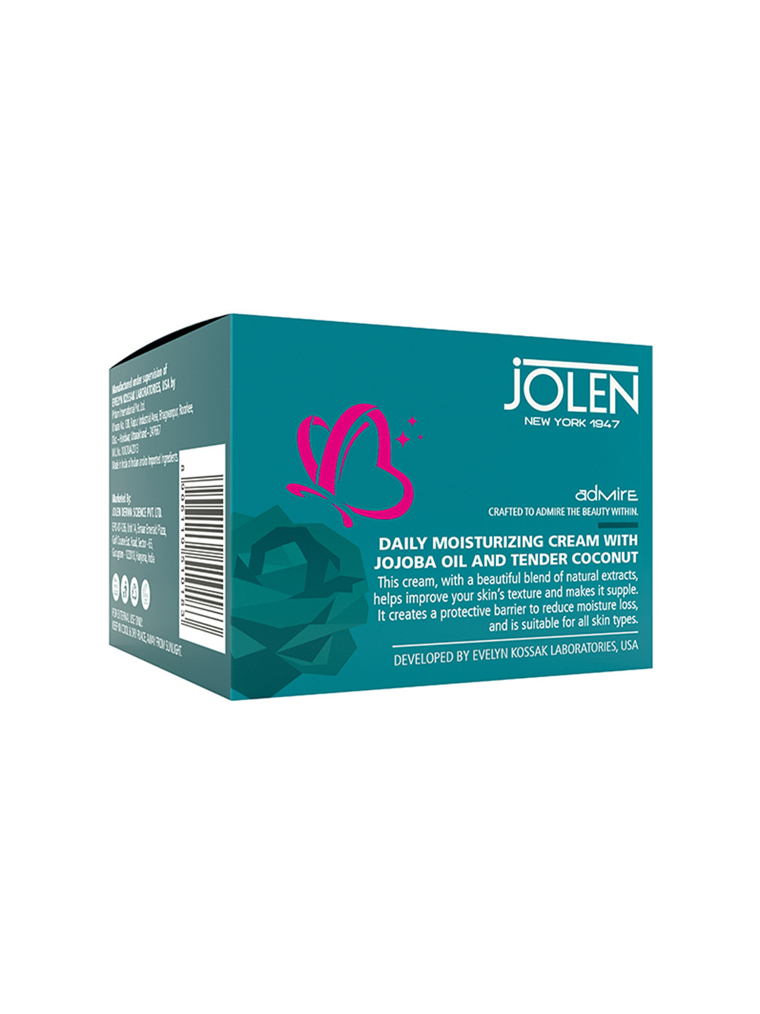 Jolen New York Daily Moisturizing Cream with Jojoba Oil and Tender Coconut 50g