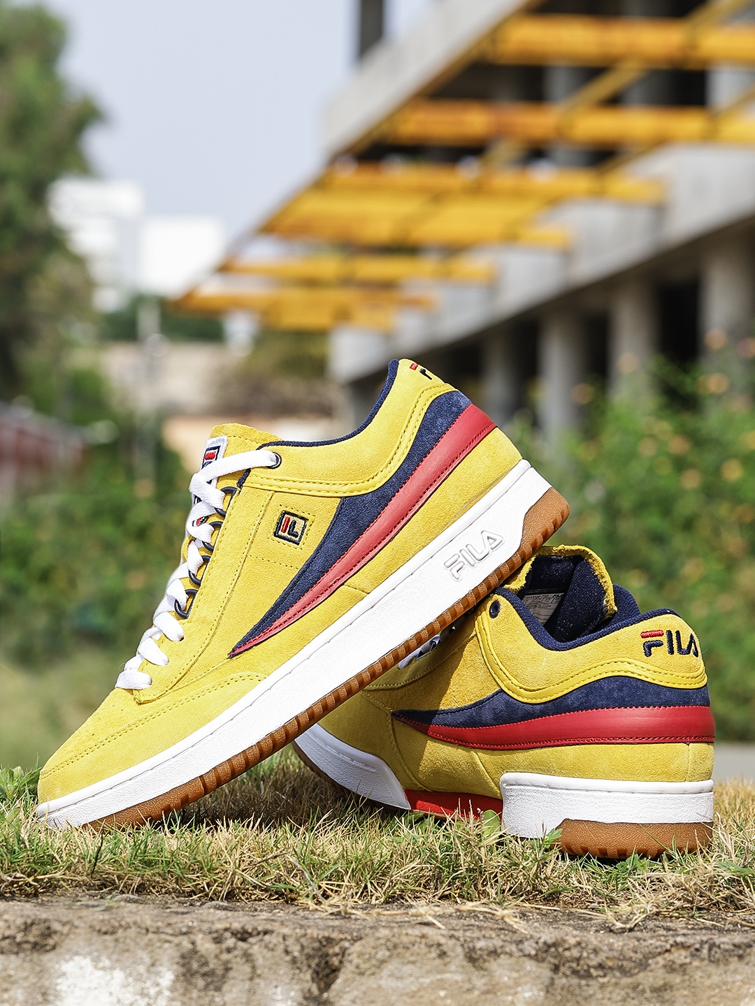 Fila on sale mustard yellow